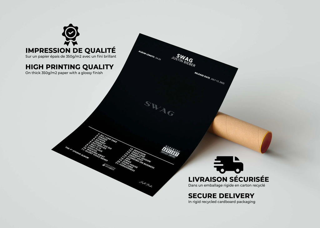 Poster SWAG Justin Bieber - Backyard