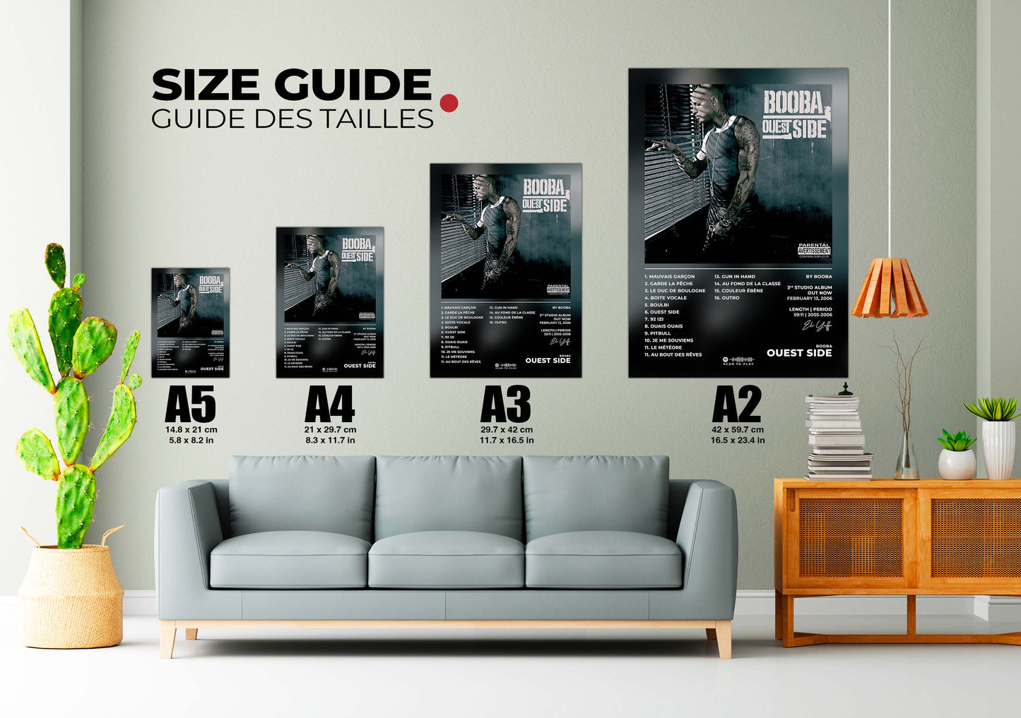 Ouest Side Booba Poster