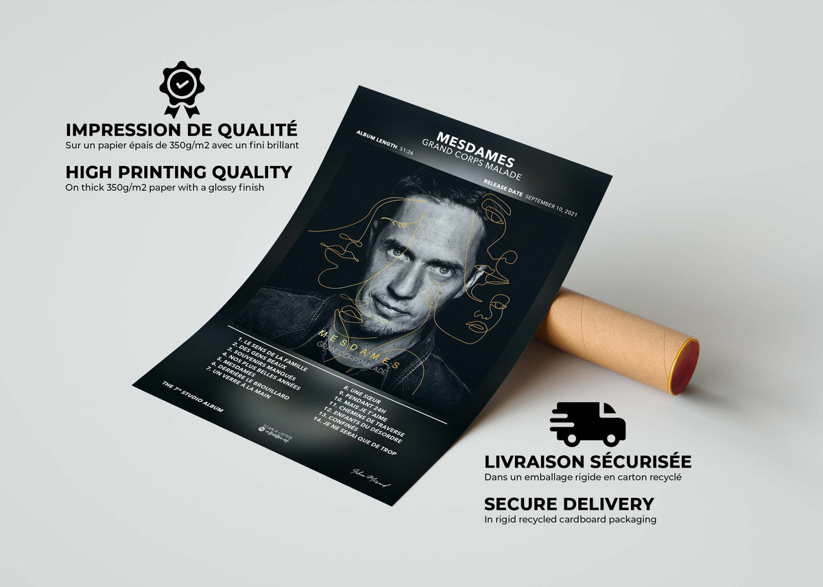 Poster Mesdames Grand Corps Malade