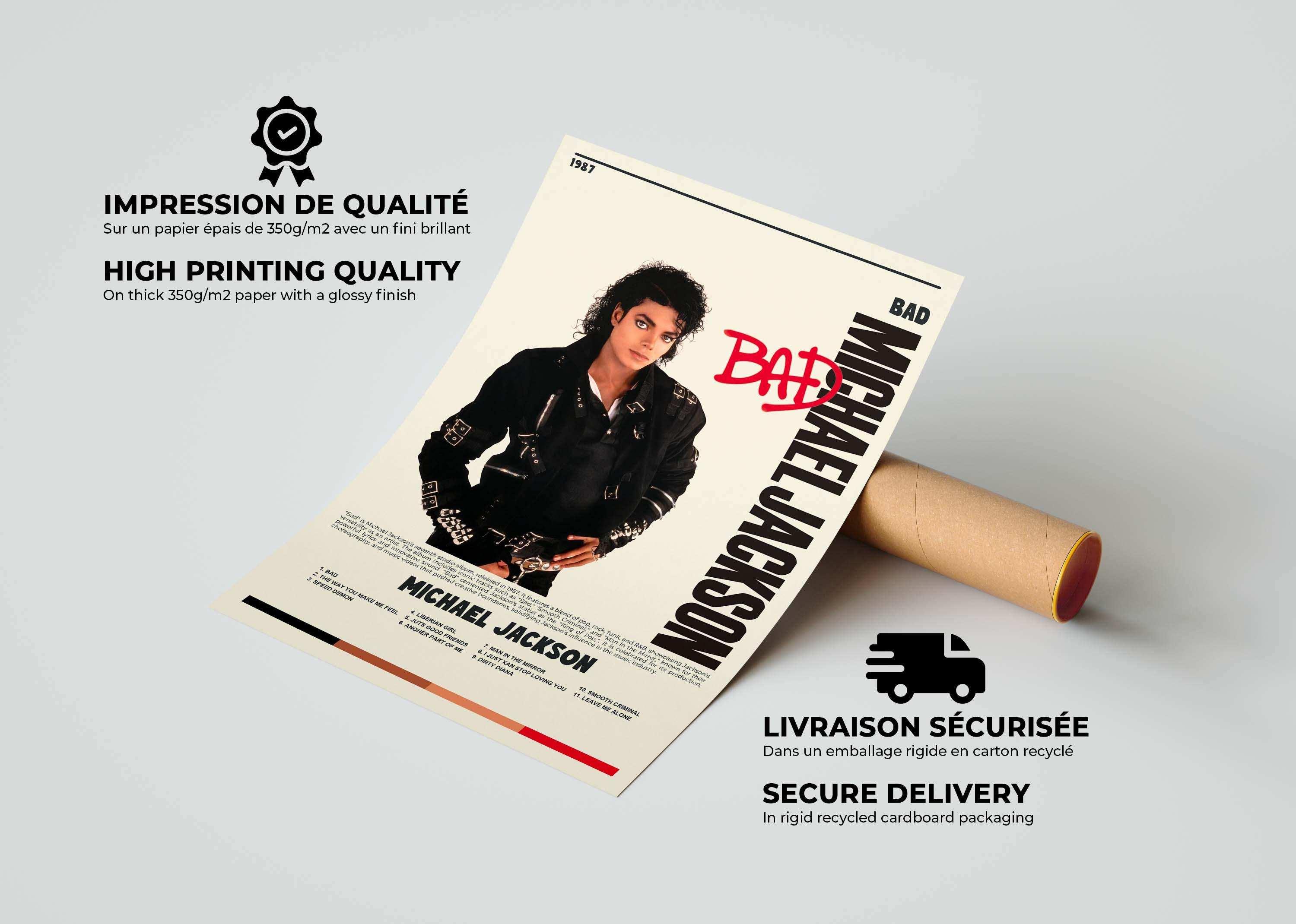 Poster BAD Michael Jackson - Backyard