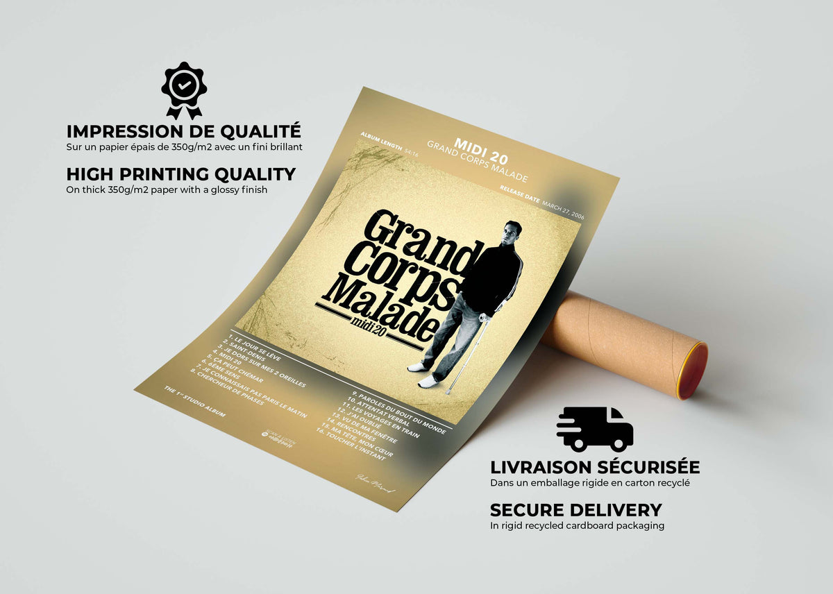 Poster Midi 20 Grand Corps Malade