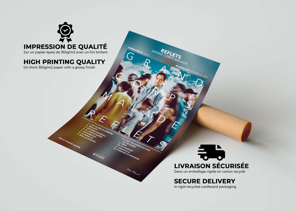Poster Reflets Grand Corps Malade