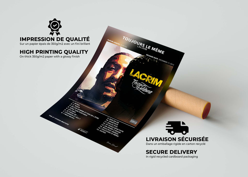 Poster Toujours Le Même Lacrim