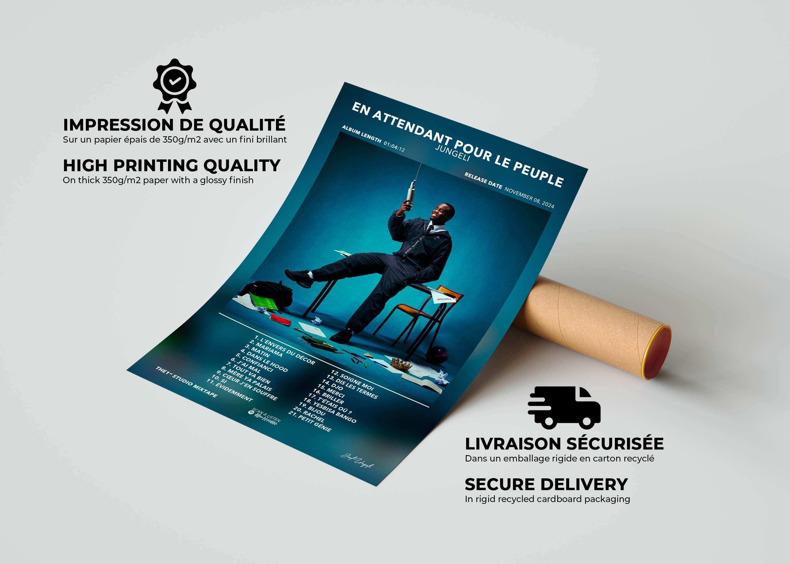 Poster En Attendant Pour Le Peuple Jungeli - Backyard