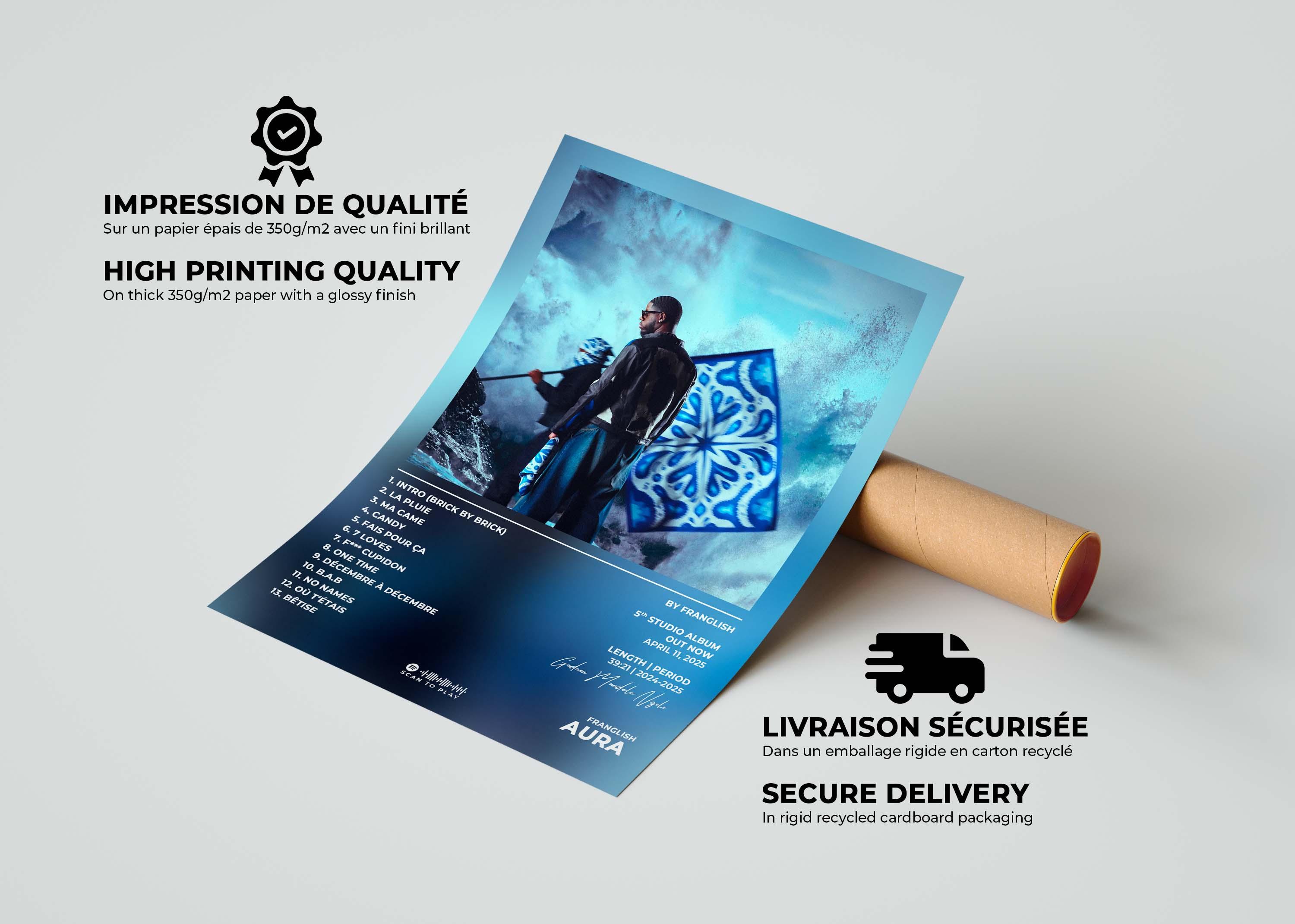 Aura Franglish Poster - Backyard