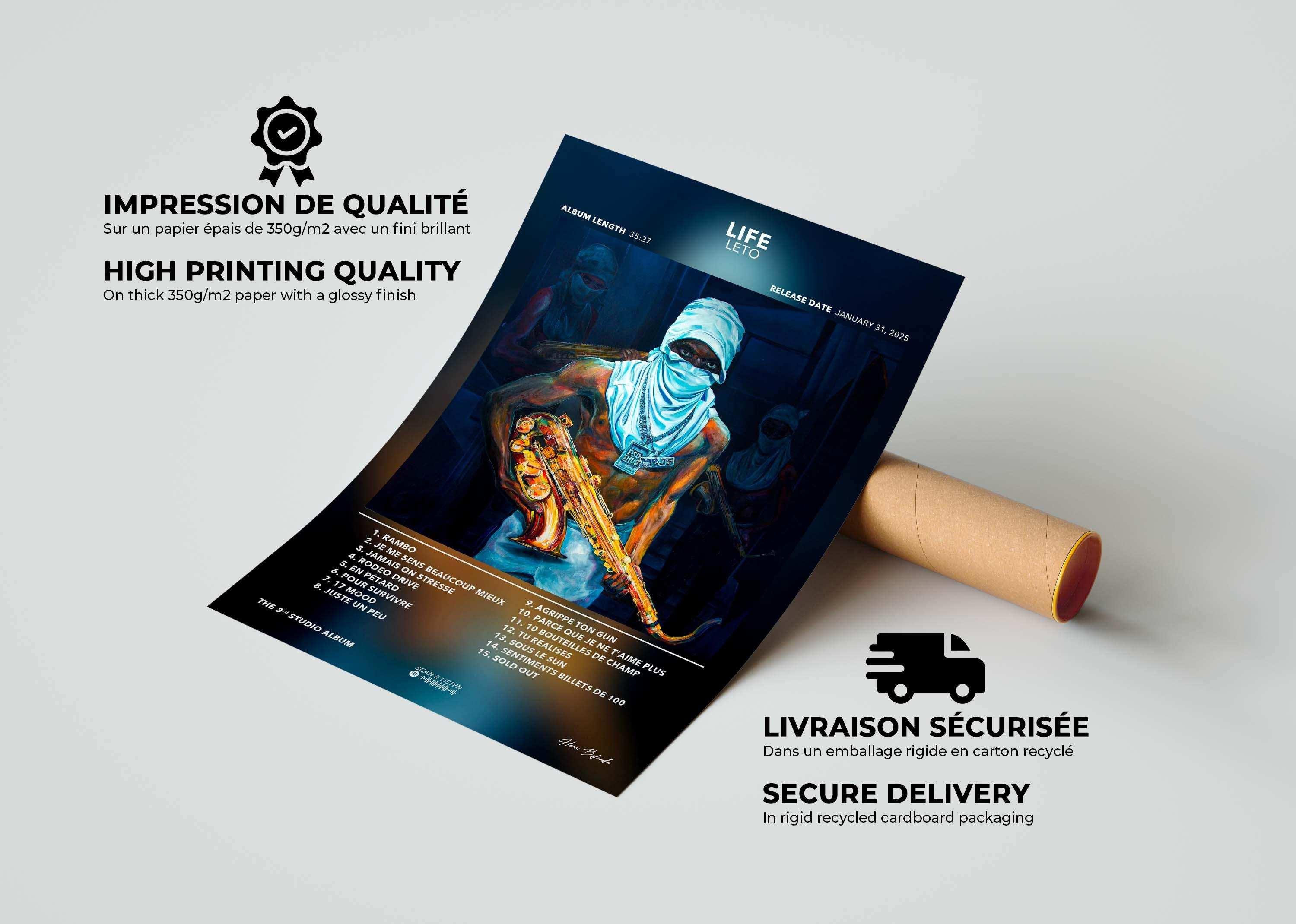 Poster Life Leto - Backyard