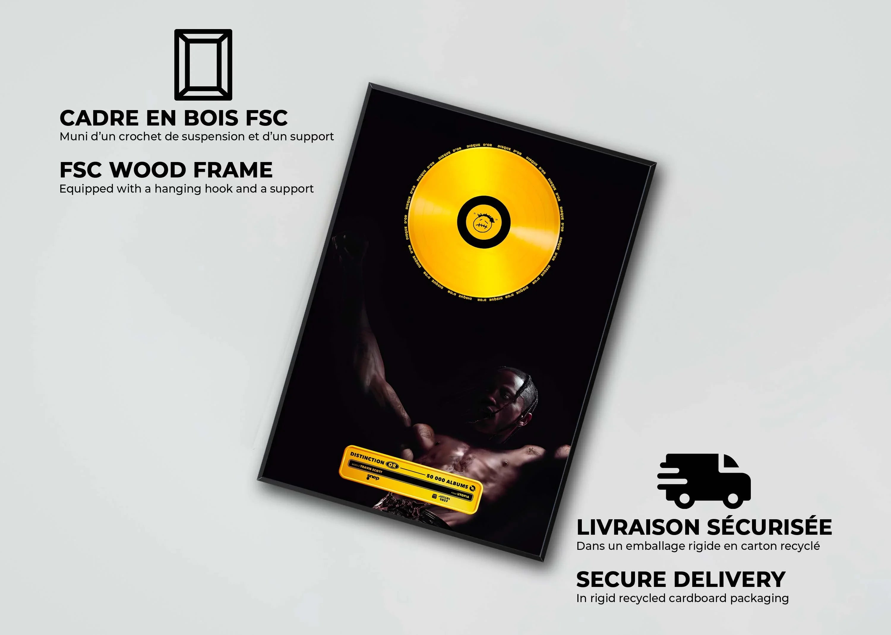 Disque D'Or Utopia Travis Scott - Backyard