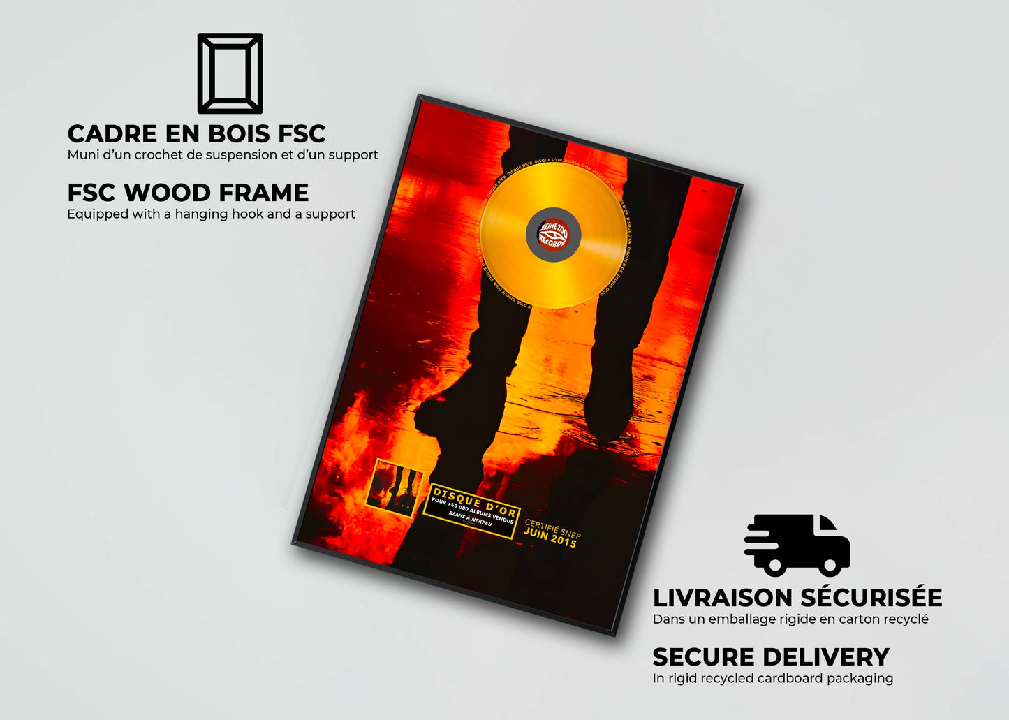 Disque D'Or Feu Nekfeu