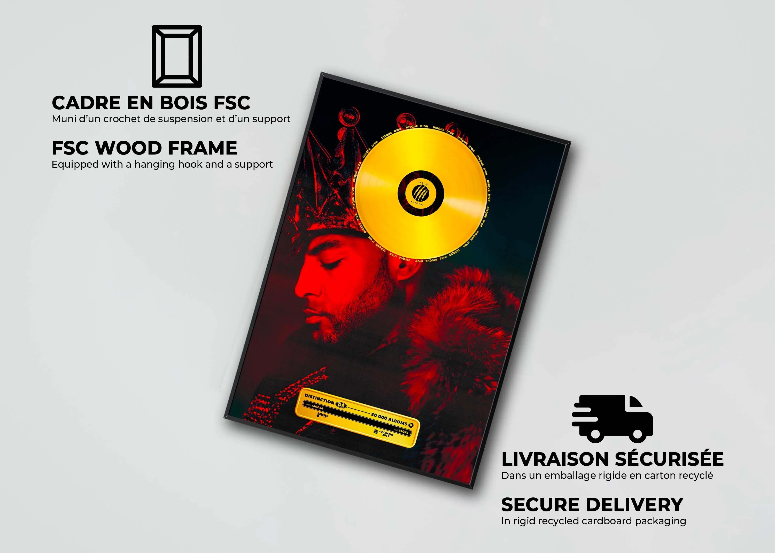 Disque D'or Trône Booba - Backyard