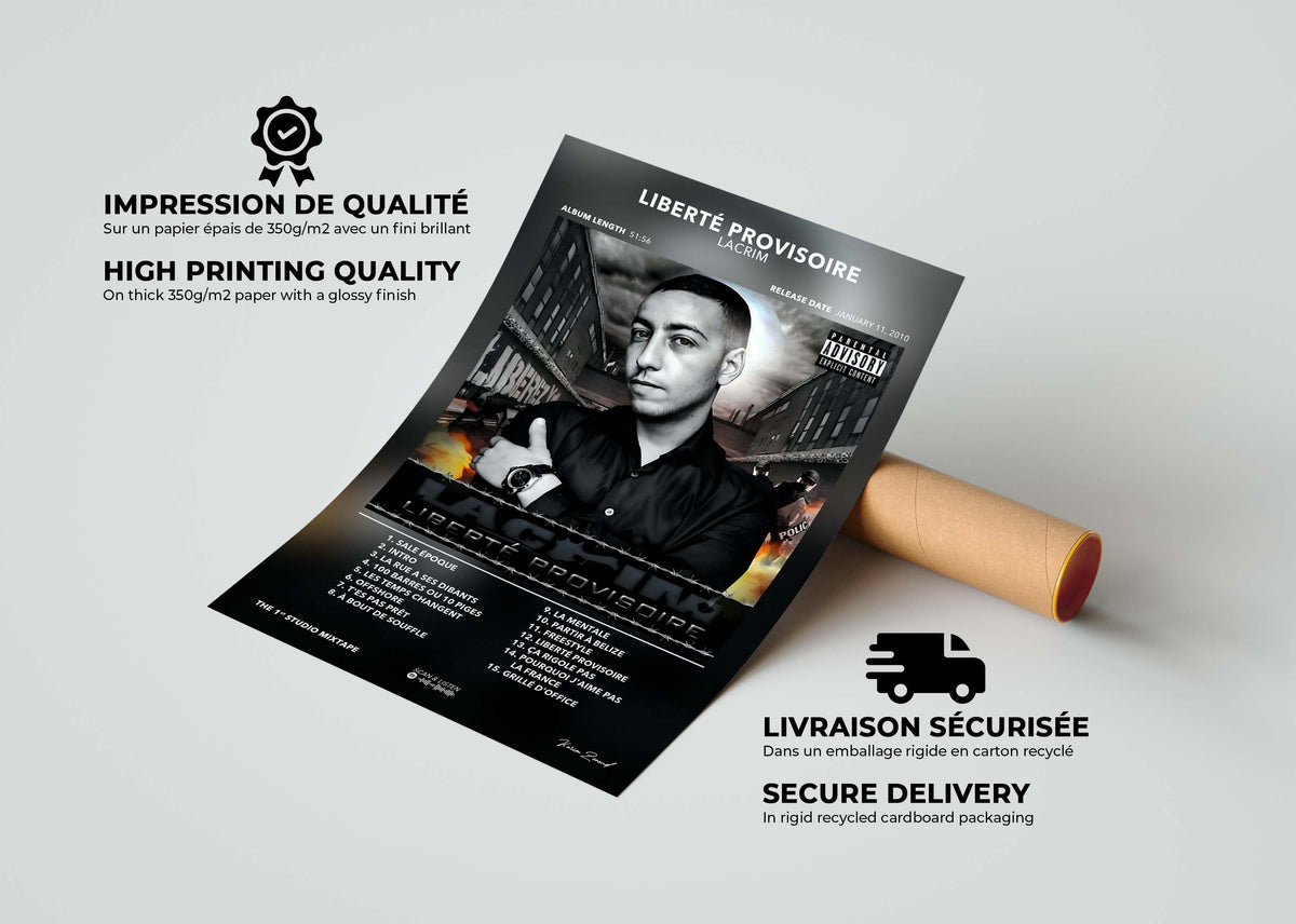 Poster Liberté Provisoire Lacrim