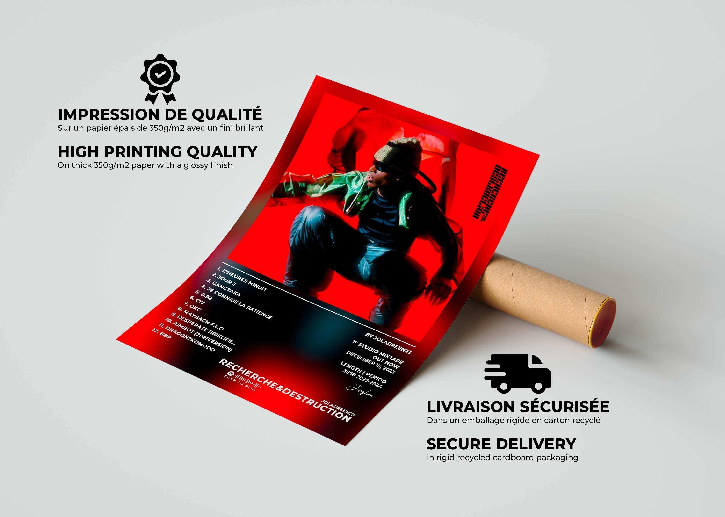 Recherche&Destruction Jolagreen23 Poster - Backyard