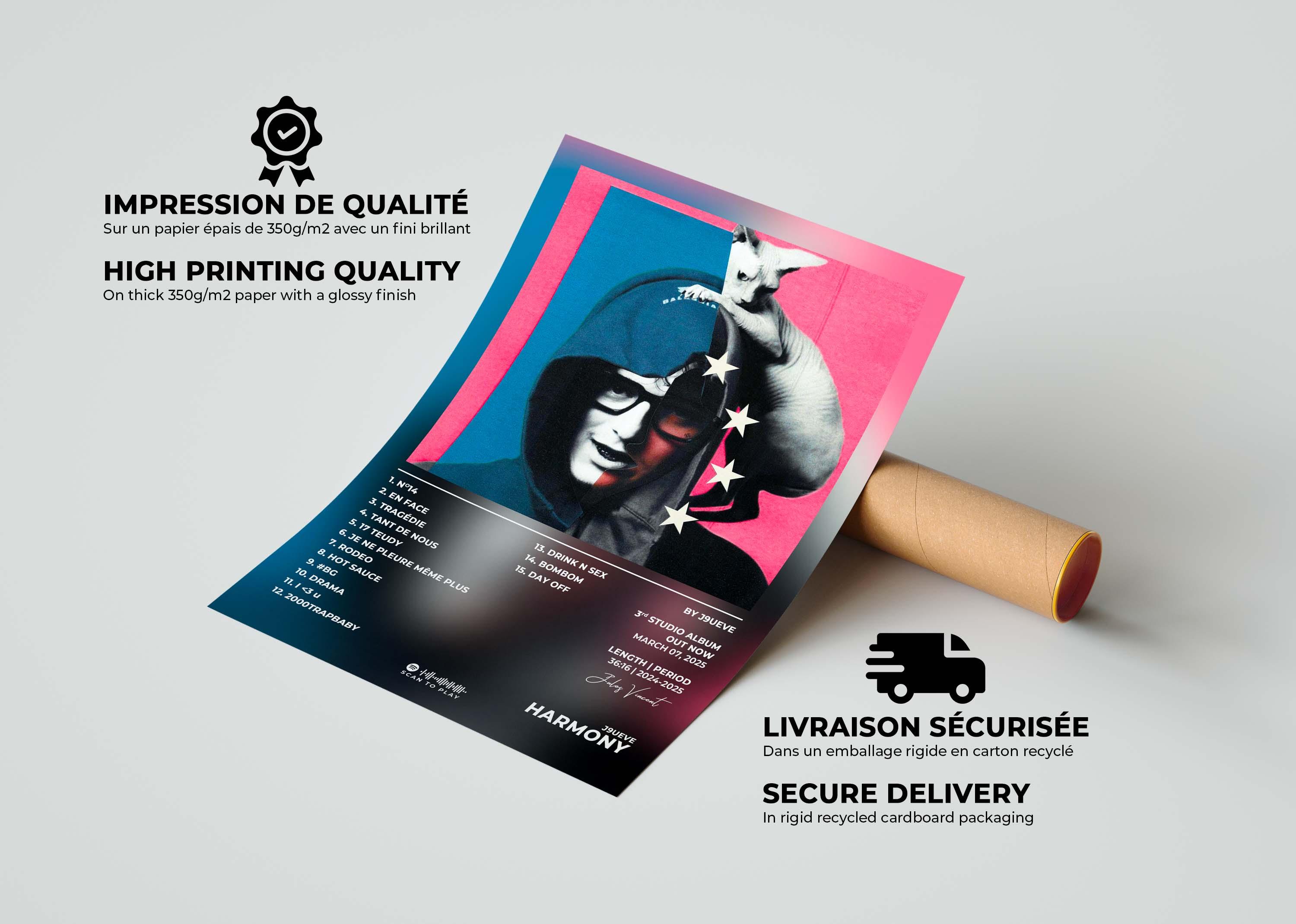 Harmony J9ueve Poster - Backyard