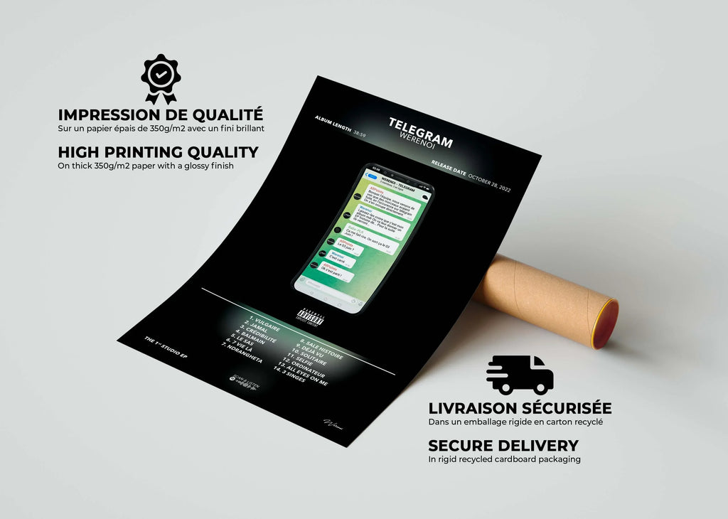 Poster Telegram Werenoi - Backyard