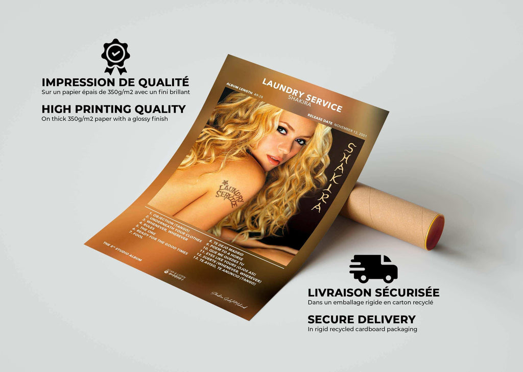 Poster Laundry Service Shakira - Backyard