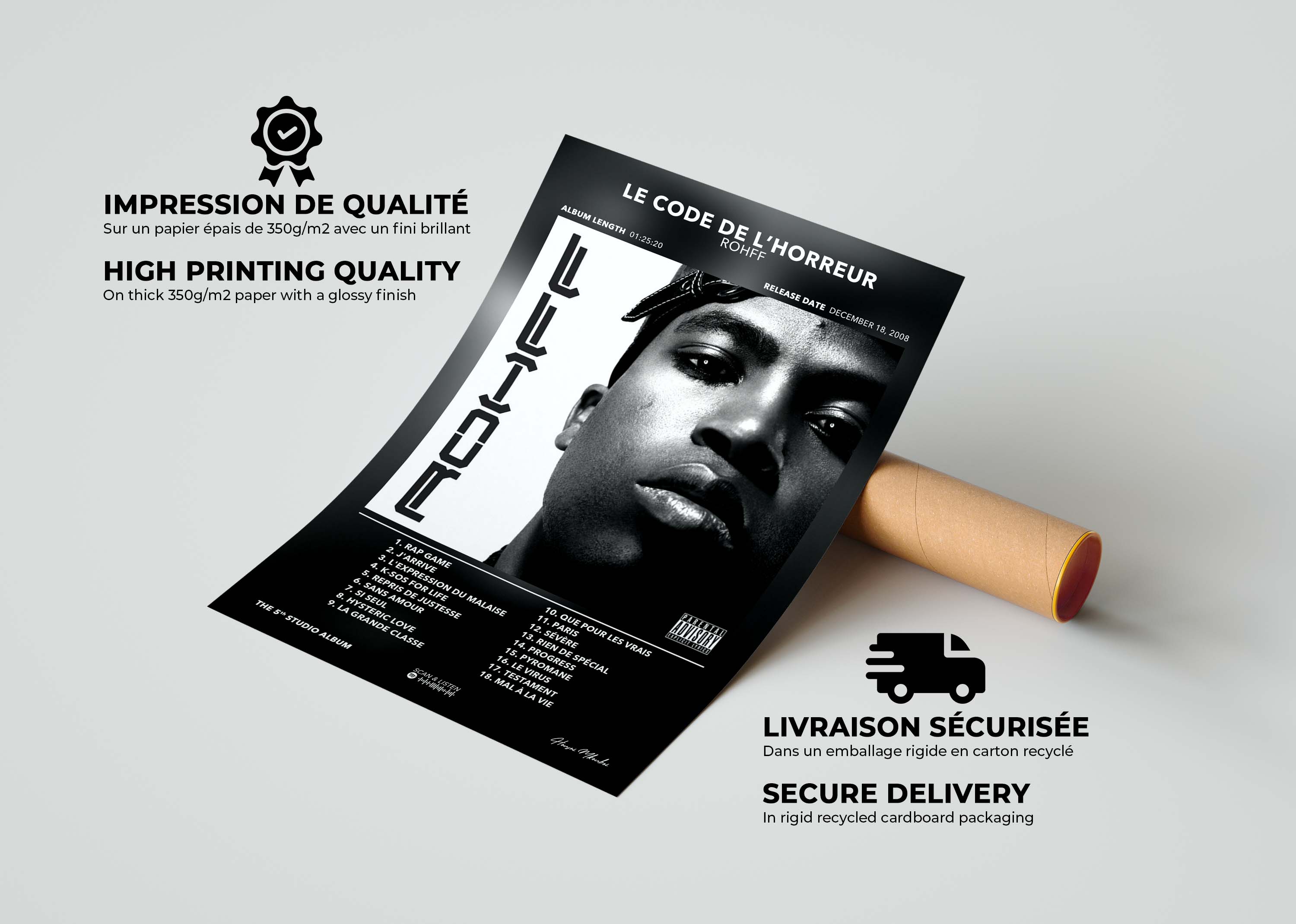 Poster Le Code De L'Horreur Rohff