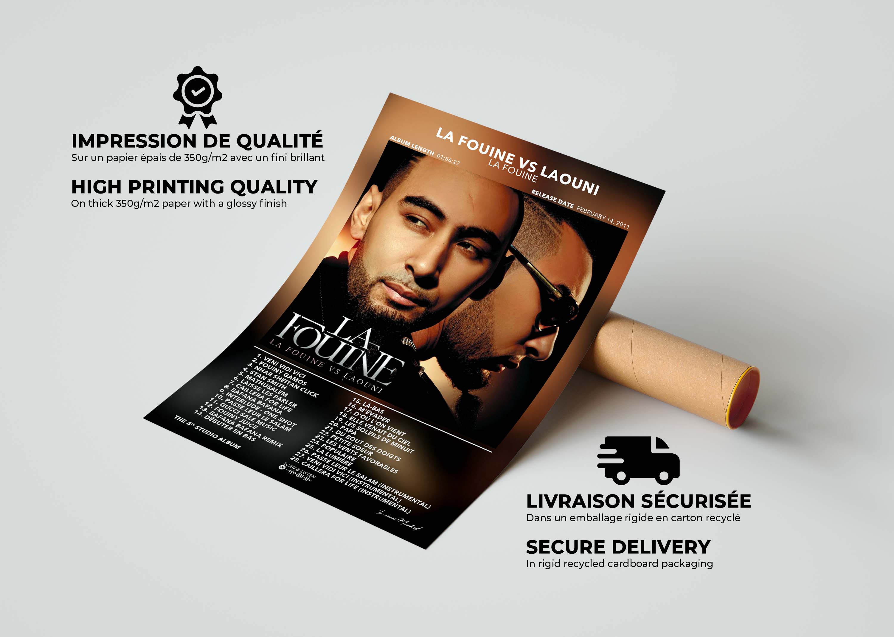 Poster La Fouine vs Laouni La Fouine