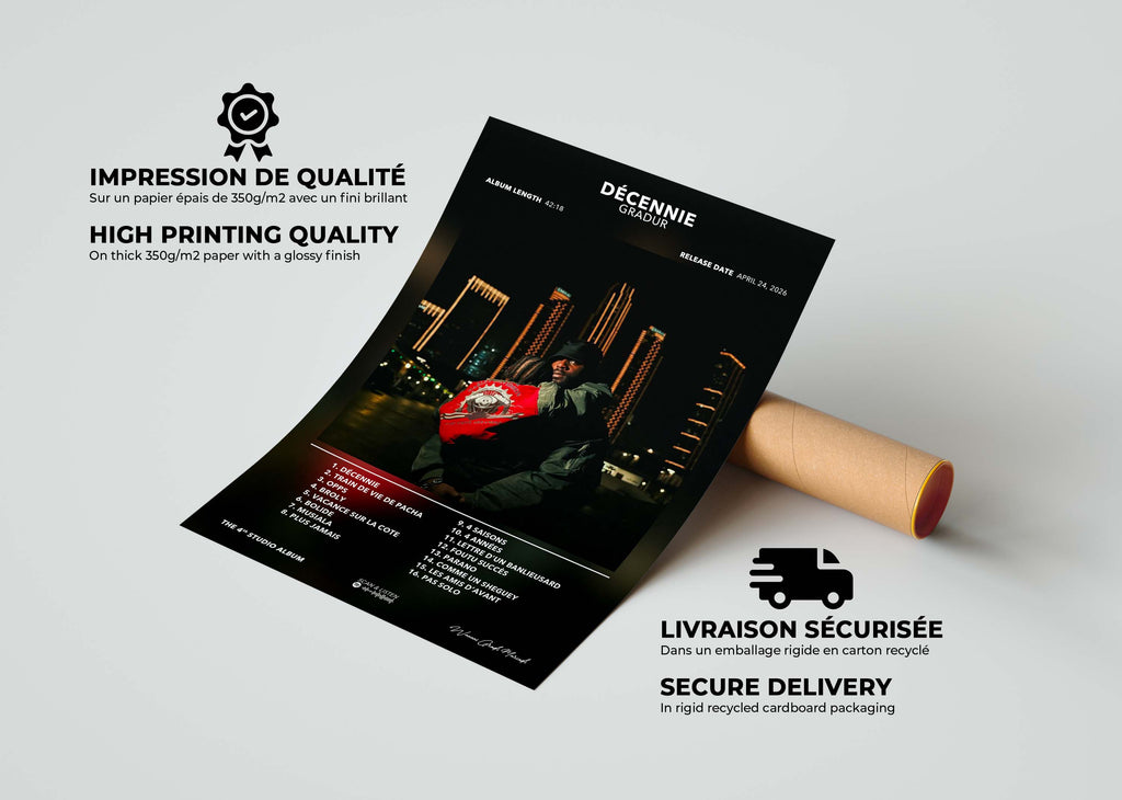 Poster Décennie Gradur