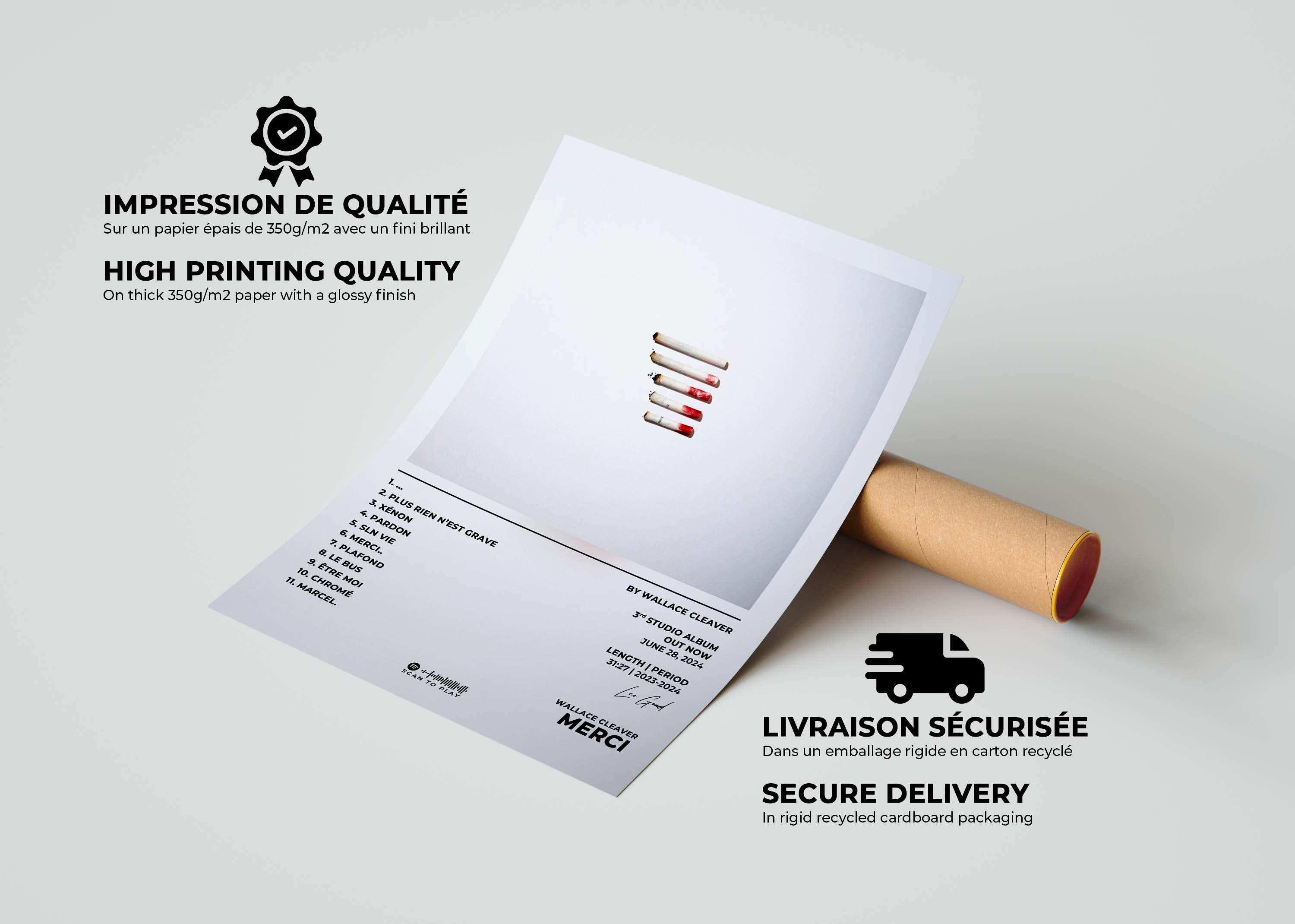 Merci Wallace Cleaver Poster - Backyard