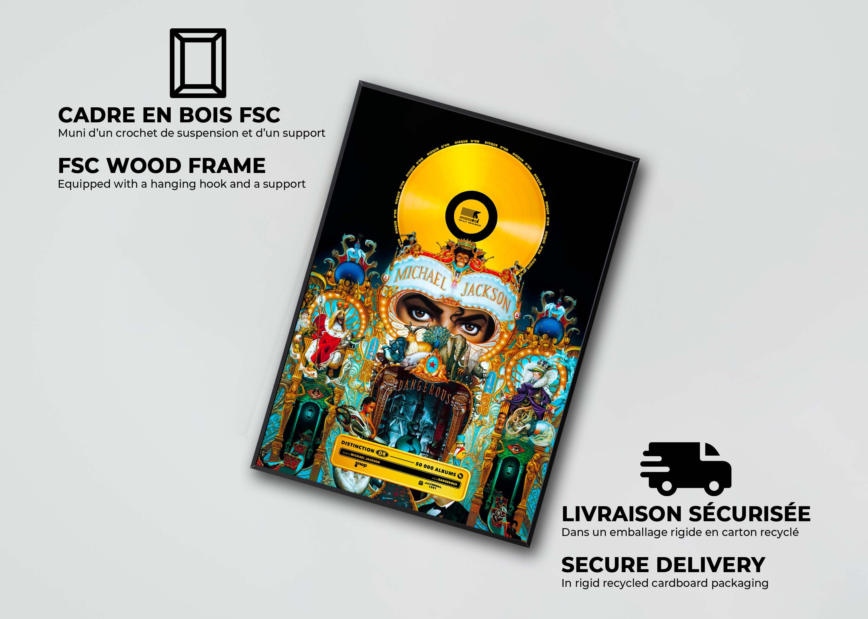 Disque D'or Dangerous Michael Jackson - Backyard