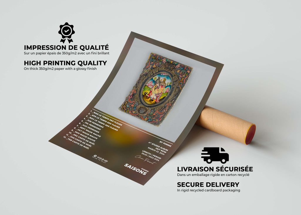 Poster Saisons Pomme