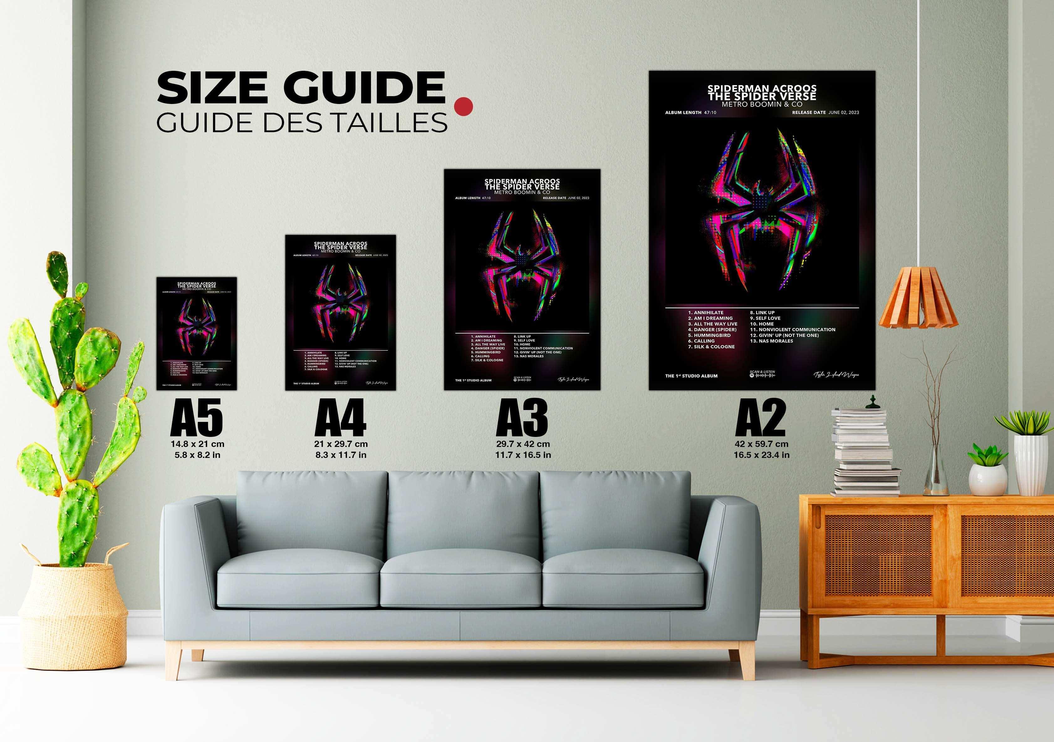 Poster Spiderman Across The Spider Verse Metro Boomin - Backyard