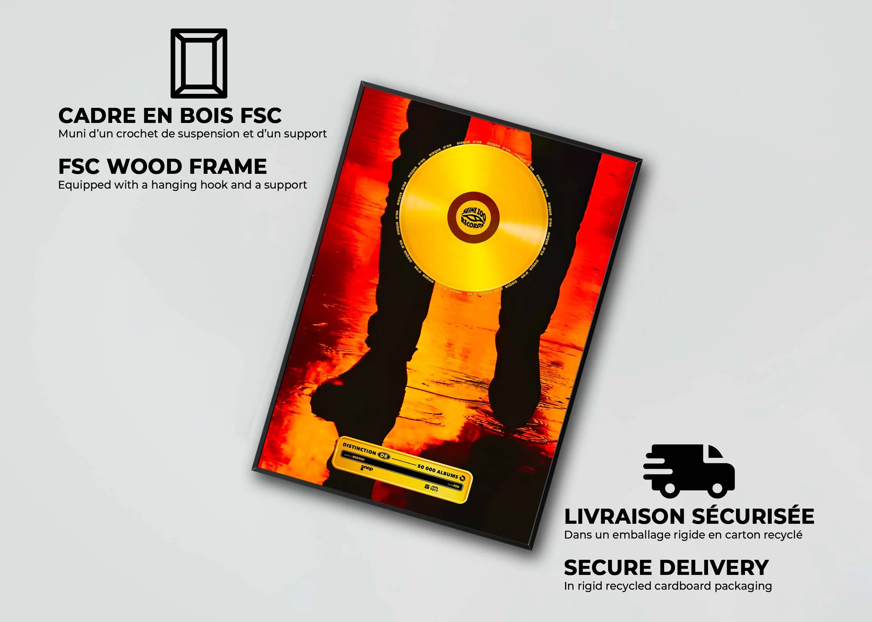 Disque D'Or Feu Nekfeu - Backyard