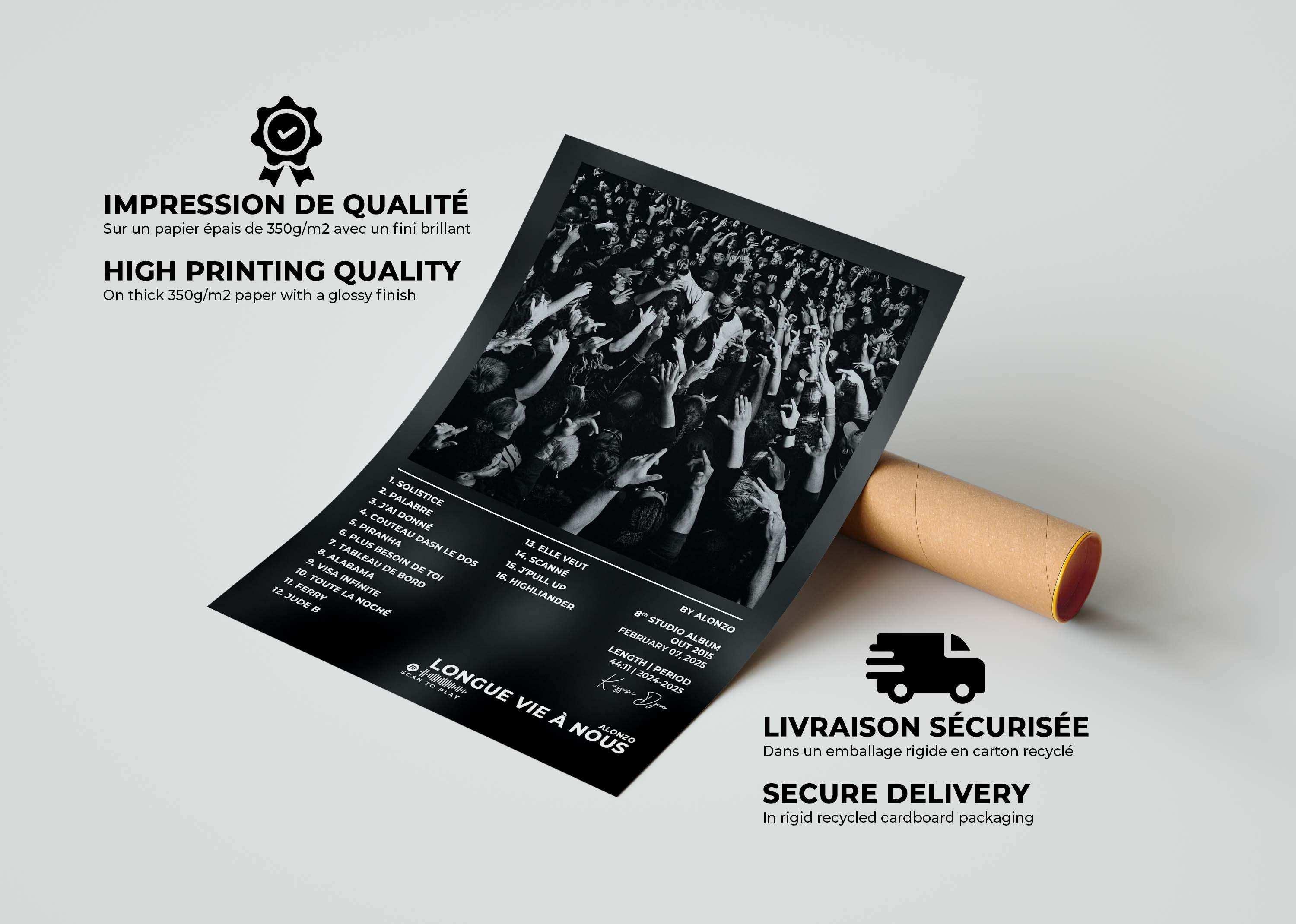 Longue Vie À Nous Alonzo Poster - Backyard