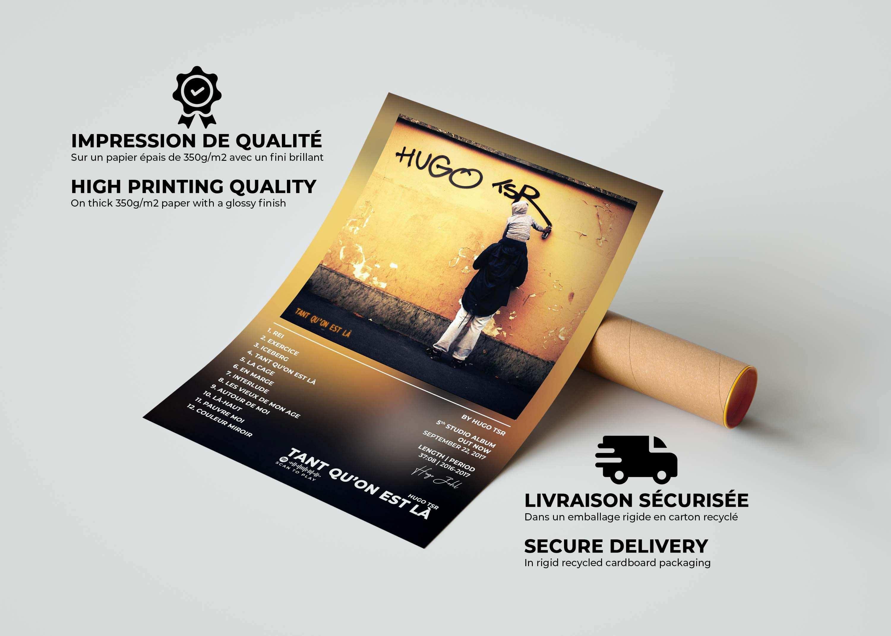 Tant Qu'on Est Là Hugo TSR Poster - Backyard