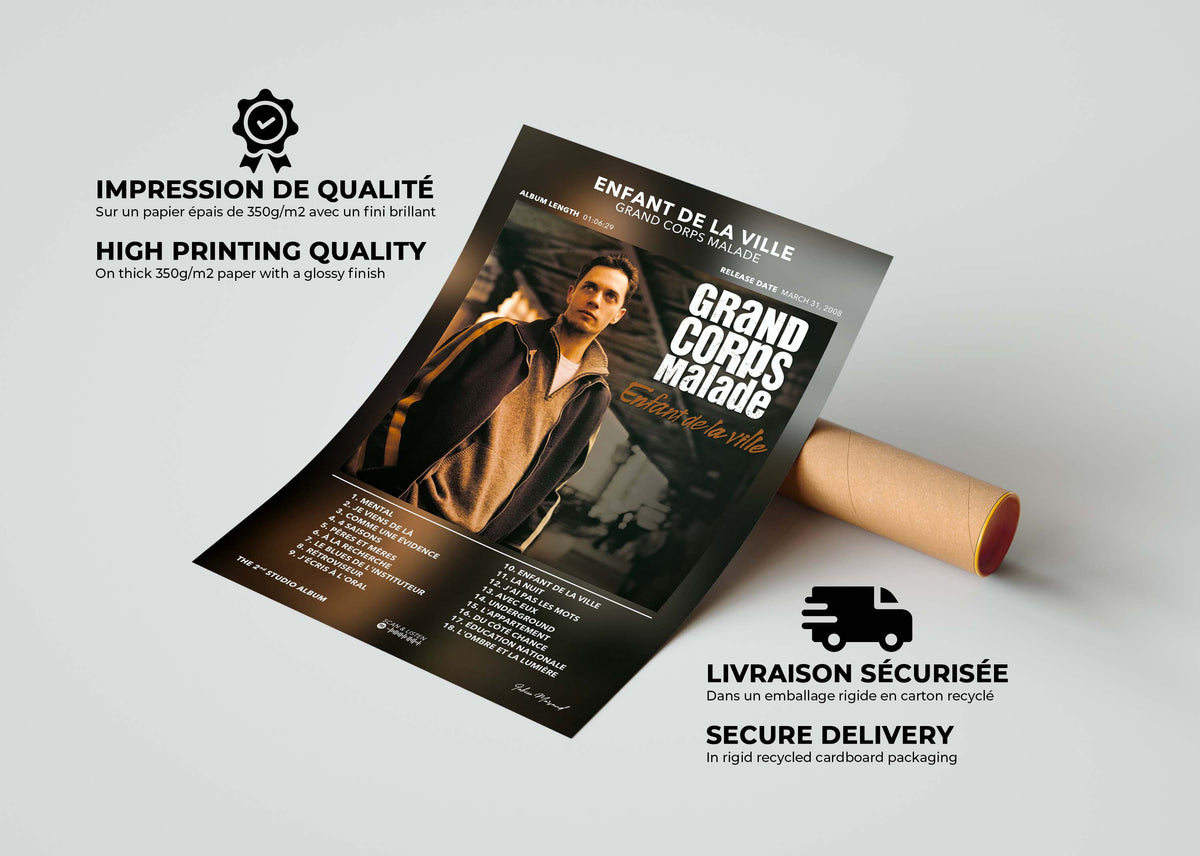 Poster Enfant De La Ville Grand Corps Malade