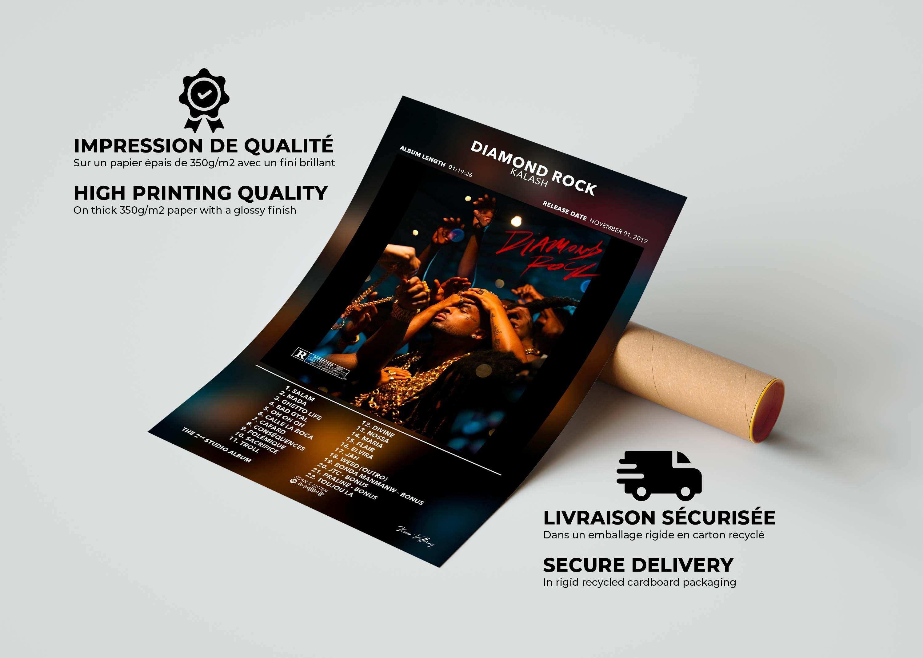 Diamond Rock Kalash Poster - Backyard