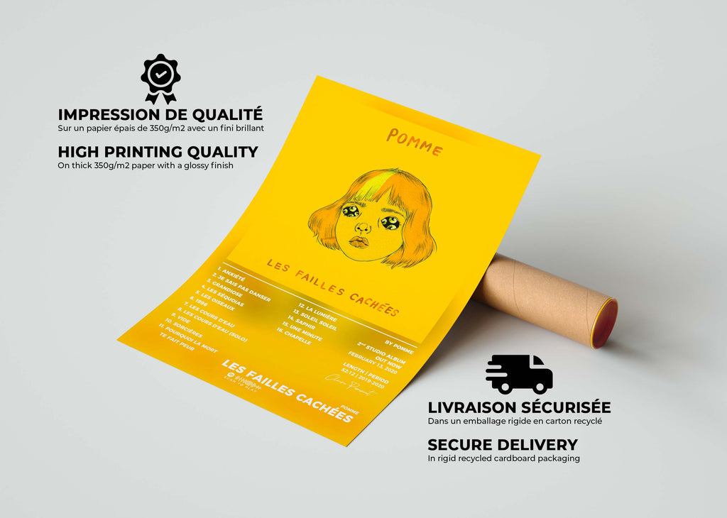 Poster Les Failles Cachées Pomme