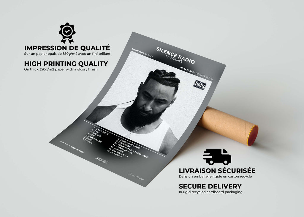 Poster Silence Radio La Fouine