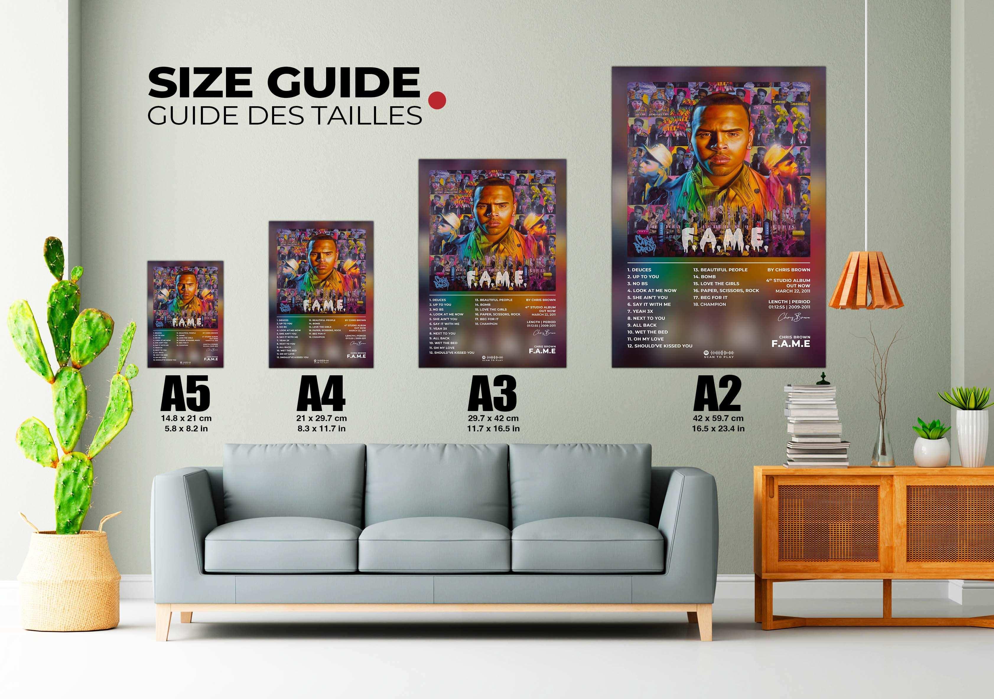 FAME Chris Brown Poster - Backyard