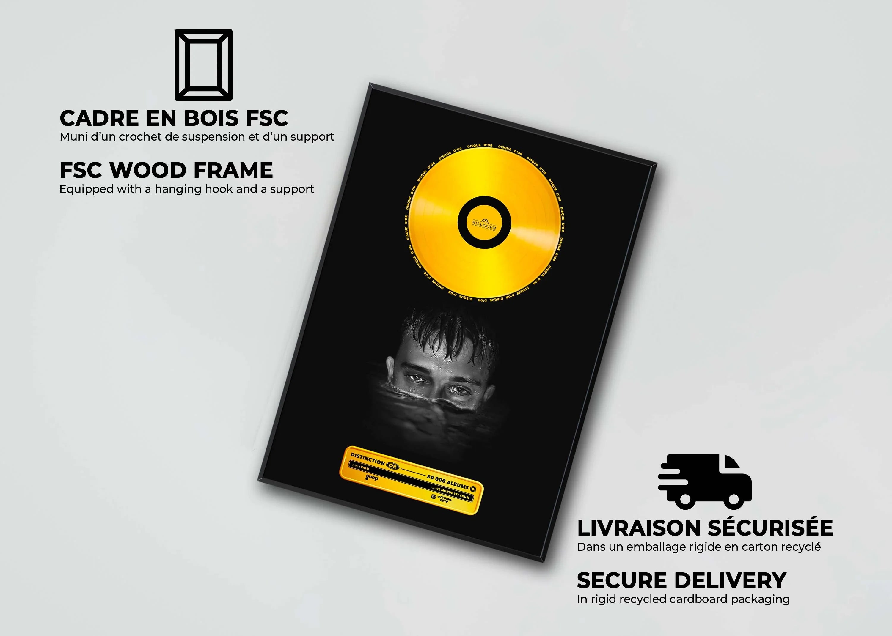 Disque D'Or Ce Monde Est Cruel Vald - Backyard