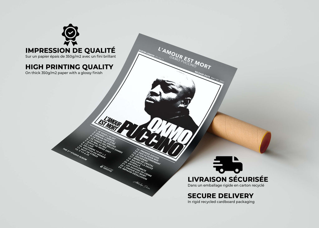 Poster L'Amour Est Mort Oxmo Puccino