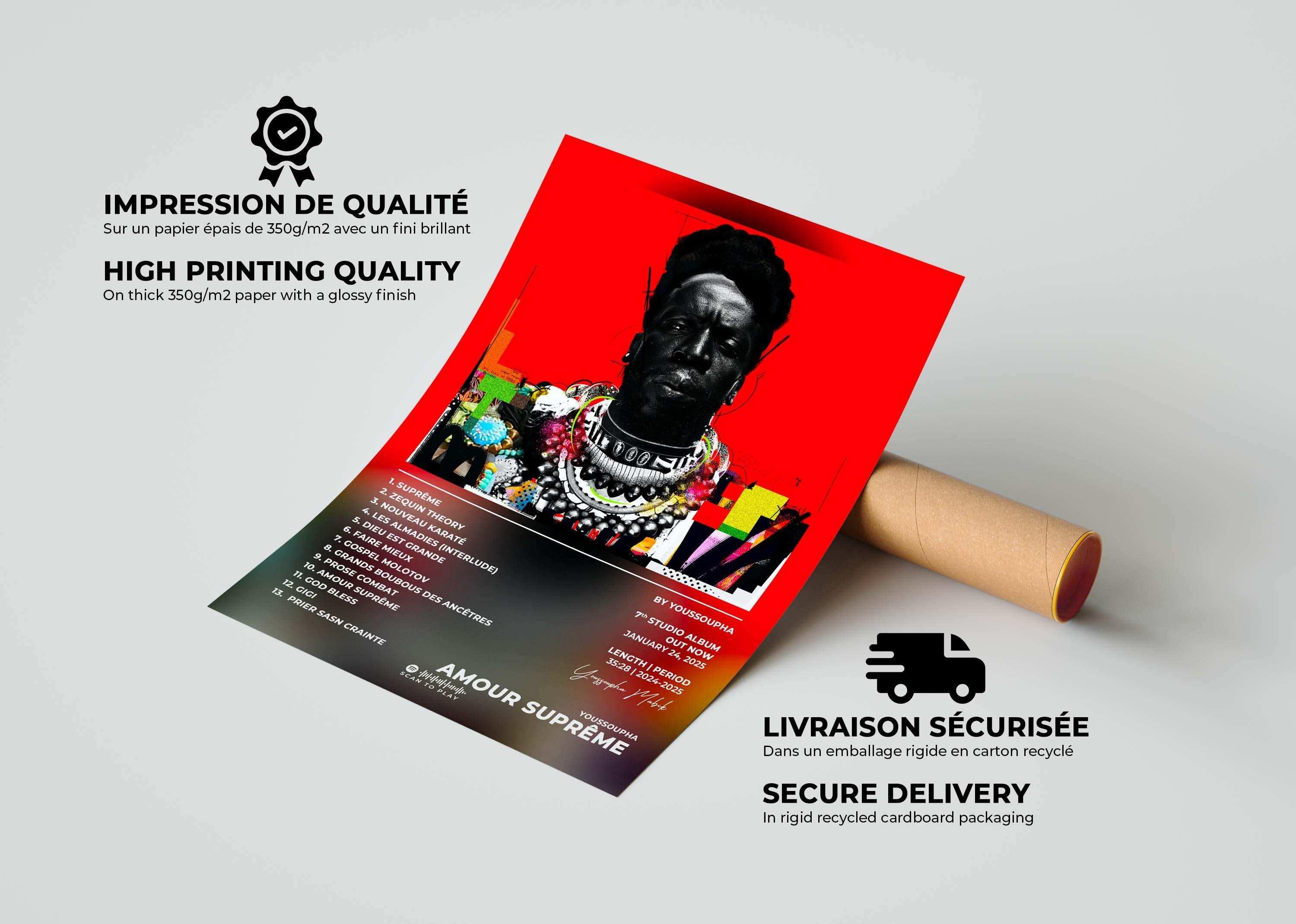 Amour Suprême Youssoupha Poster - Backyard