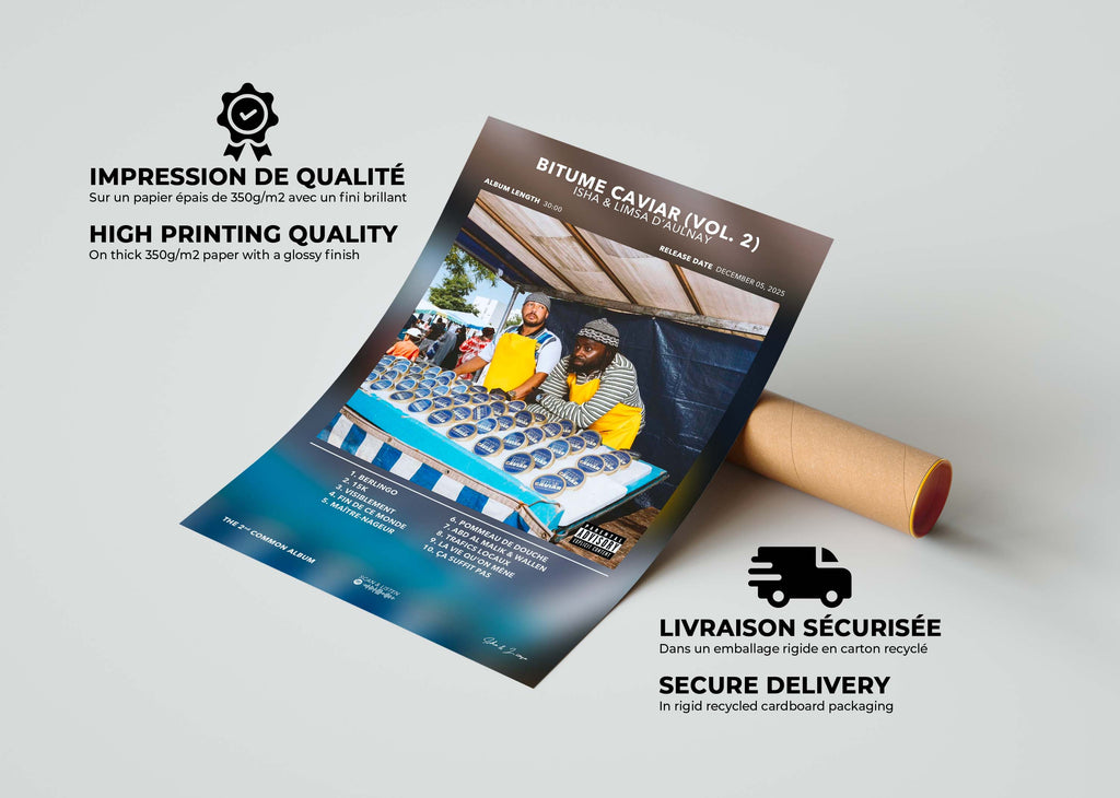 Poster Bitume Caviar 2 Isha & Limsa D'Aulnay