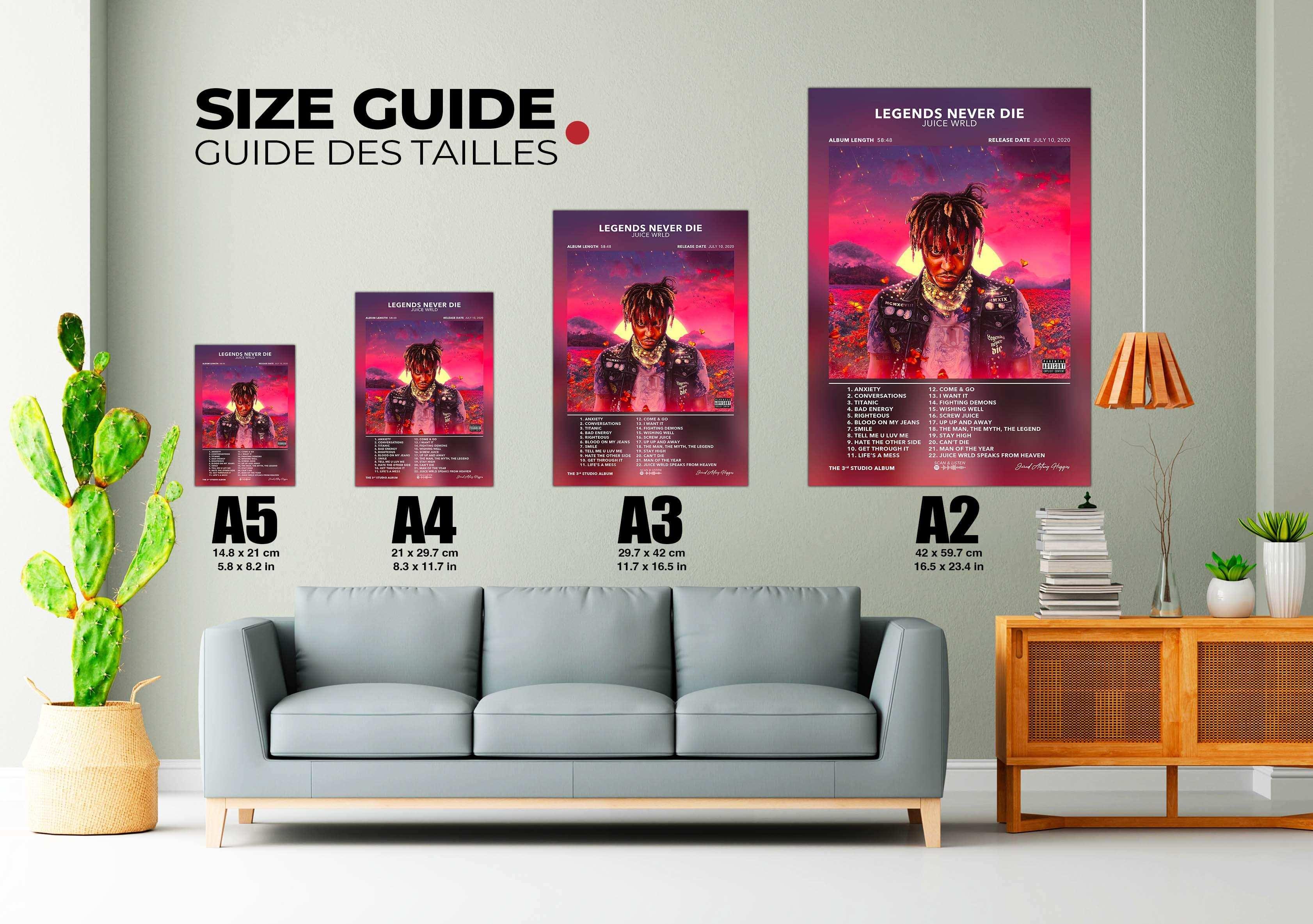 Poster Legends Never Die Juice WRLD - Backyard