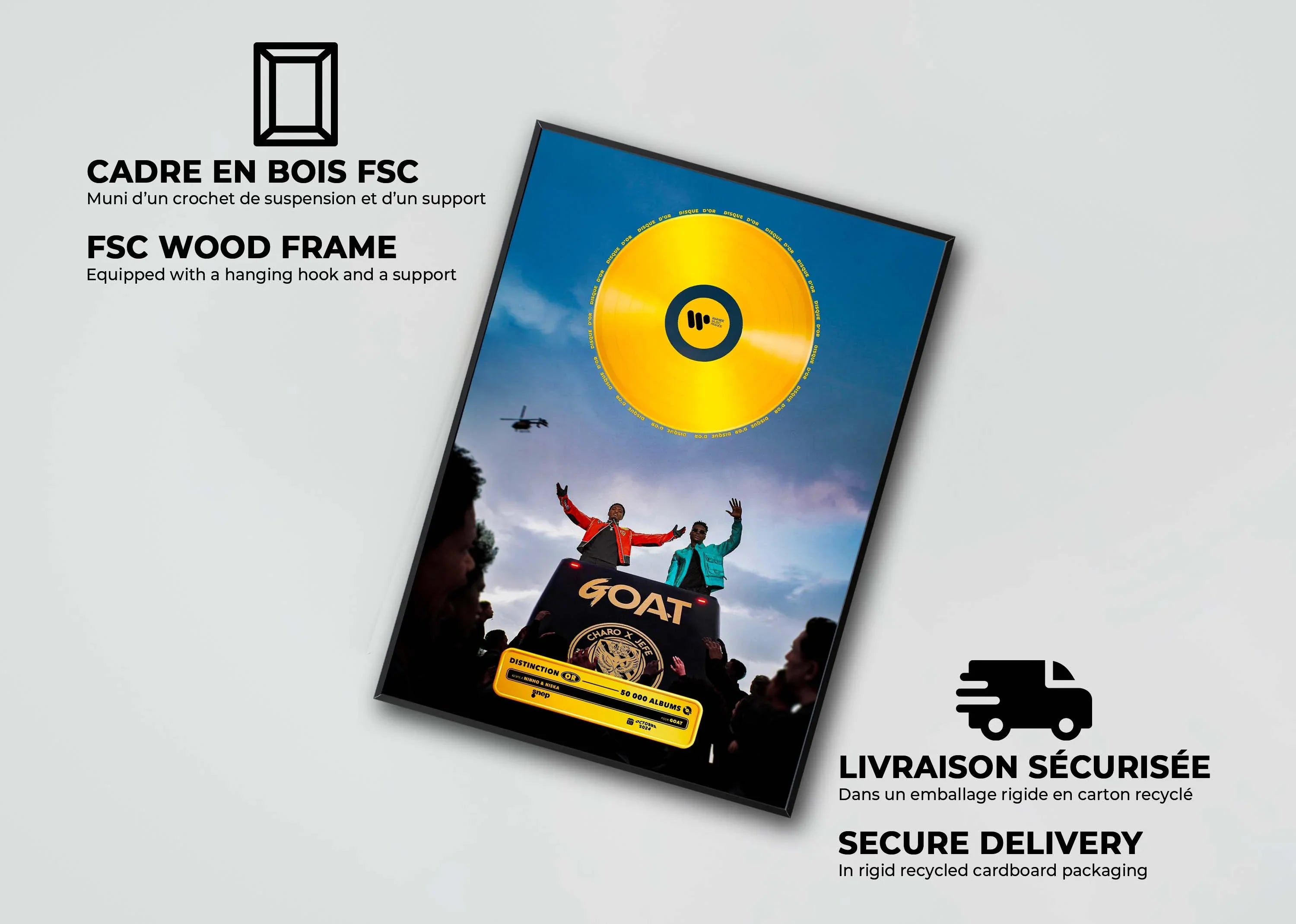 Disque D'or GOAT Ninho & Niska - Backyard