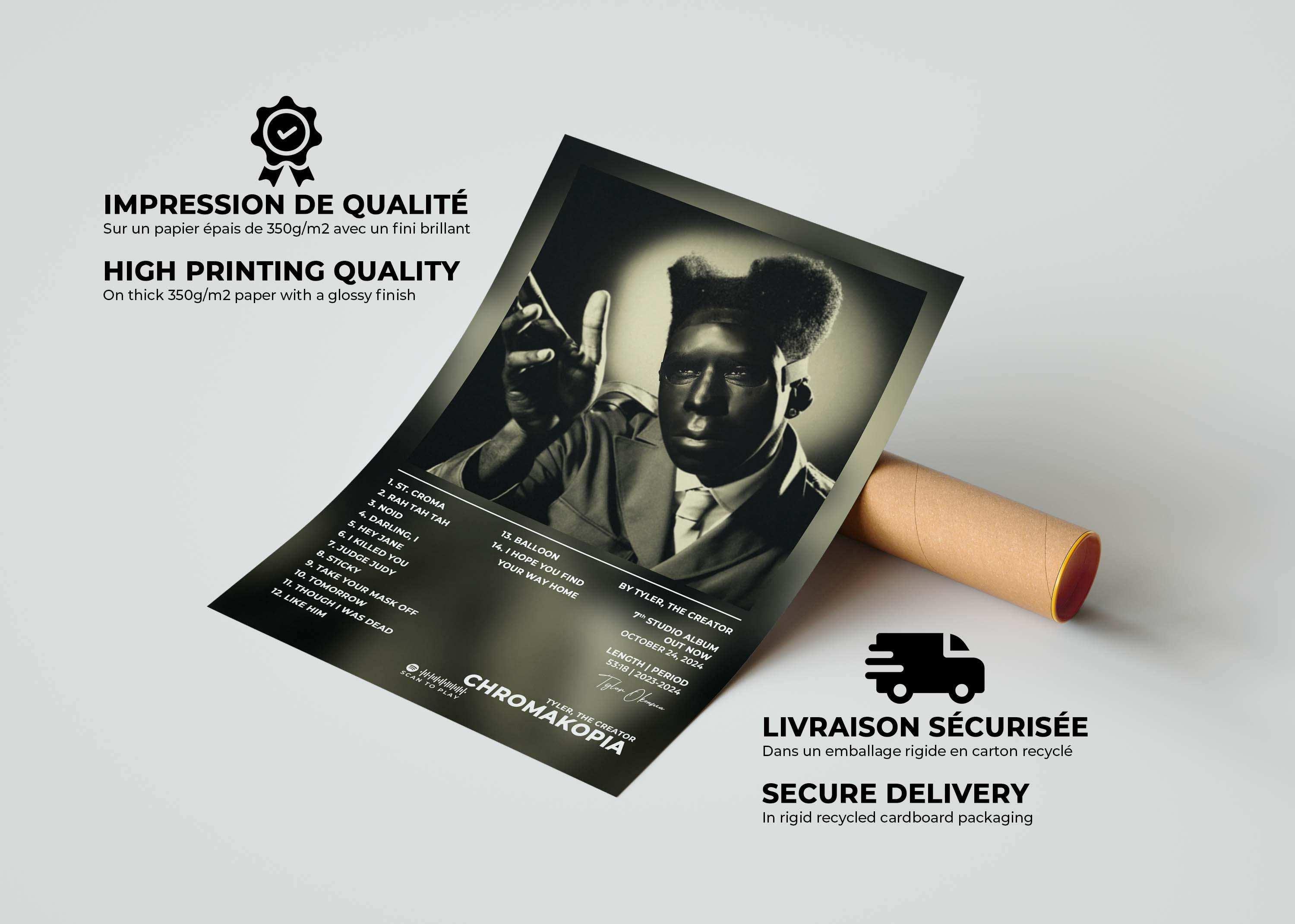 Chromakopia Tyler The Creator Poster - Backyard