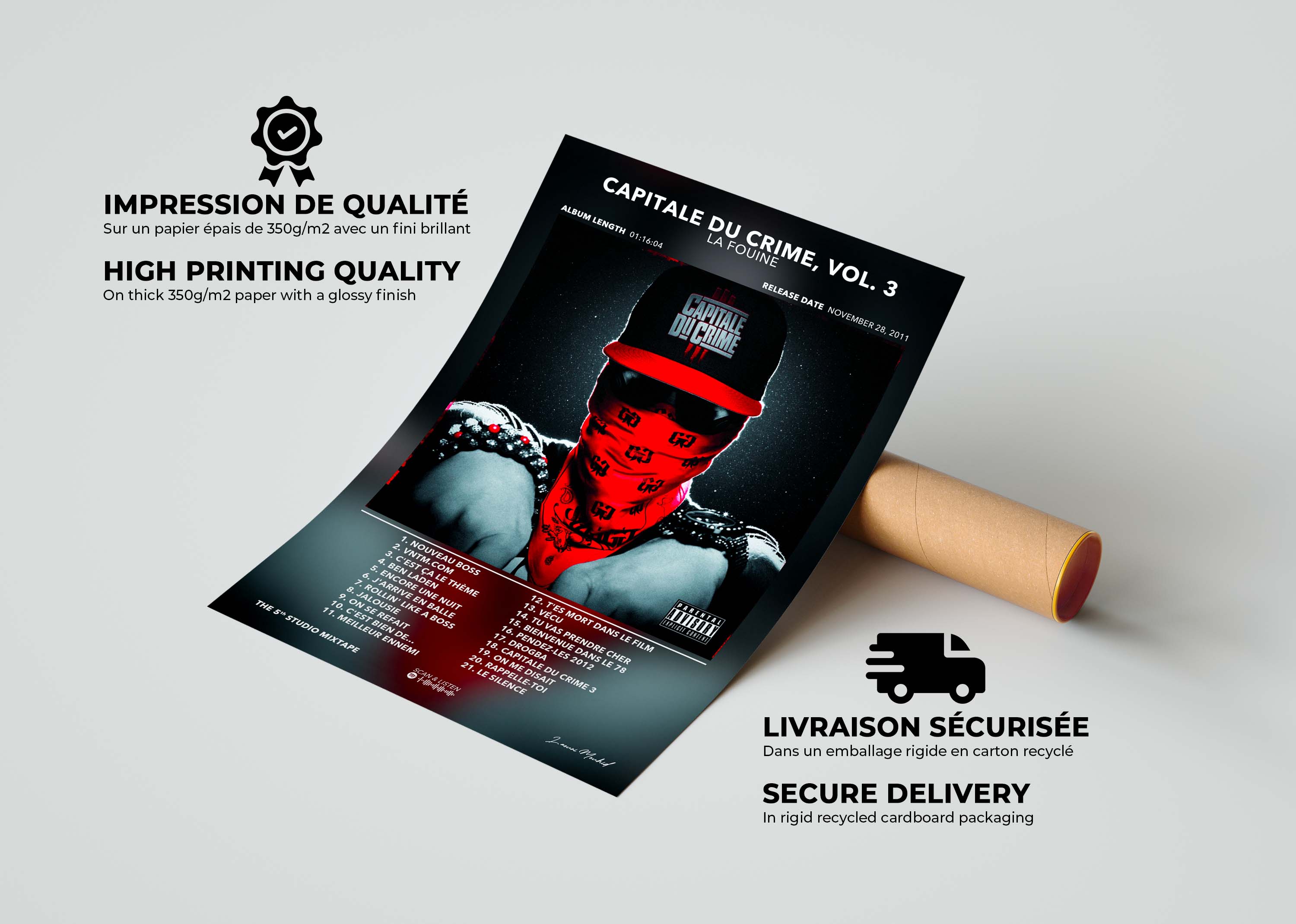 Poster Capitale Du Crime 3 La Fouine