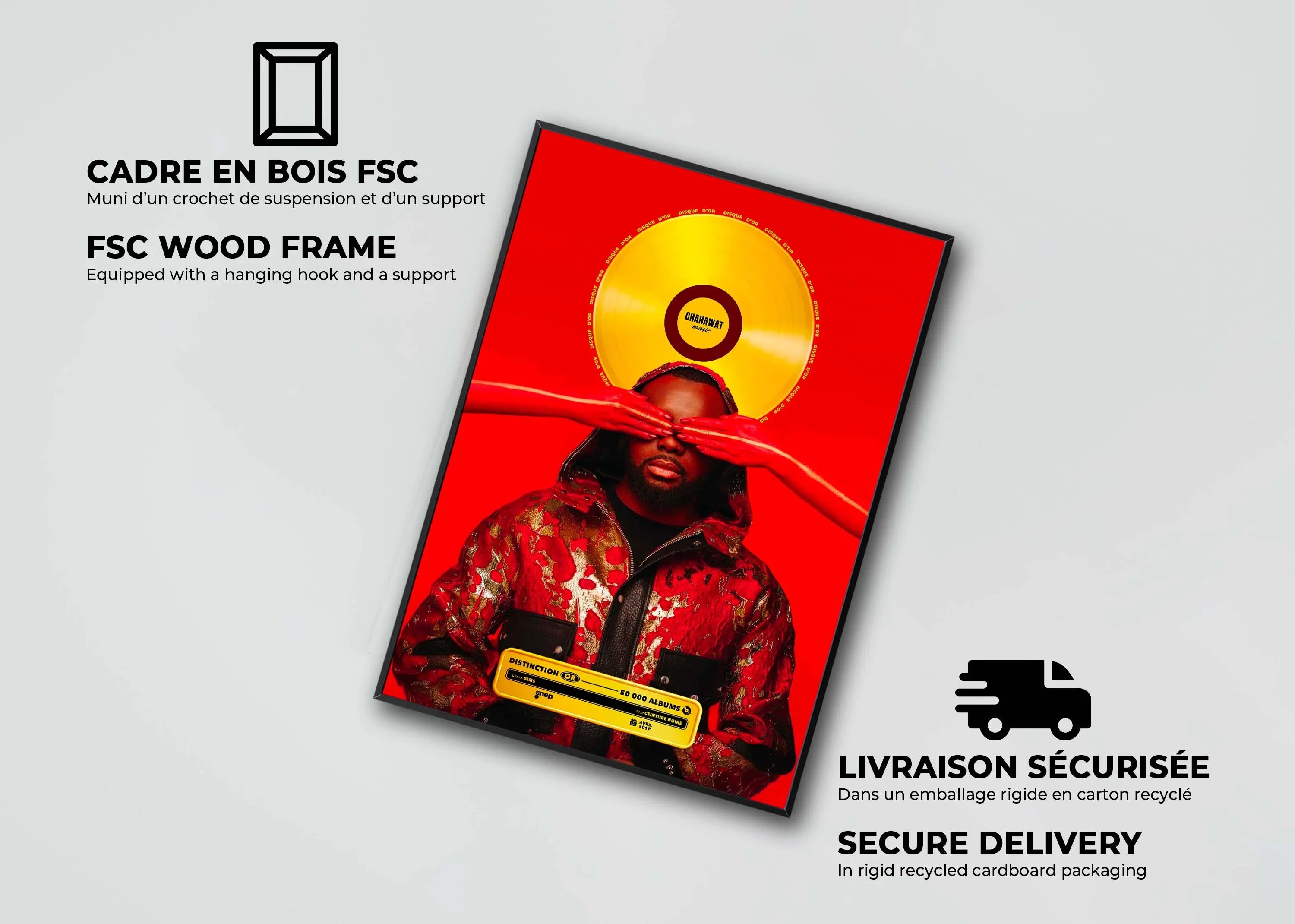 Disque D'or Ceinture Noire Gims - Backyard