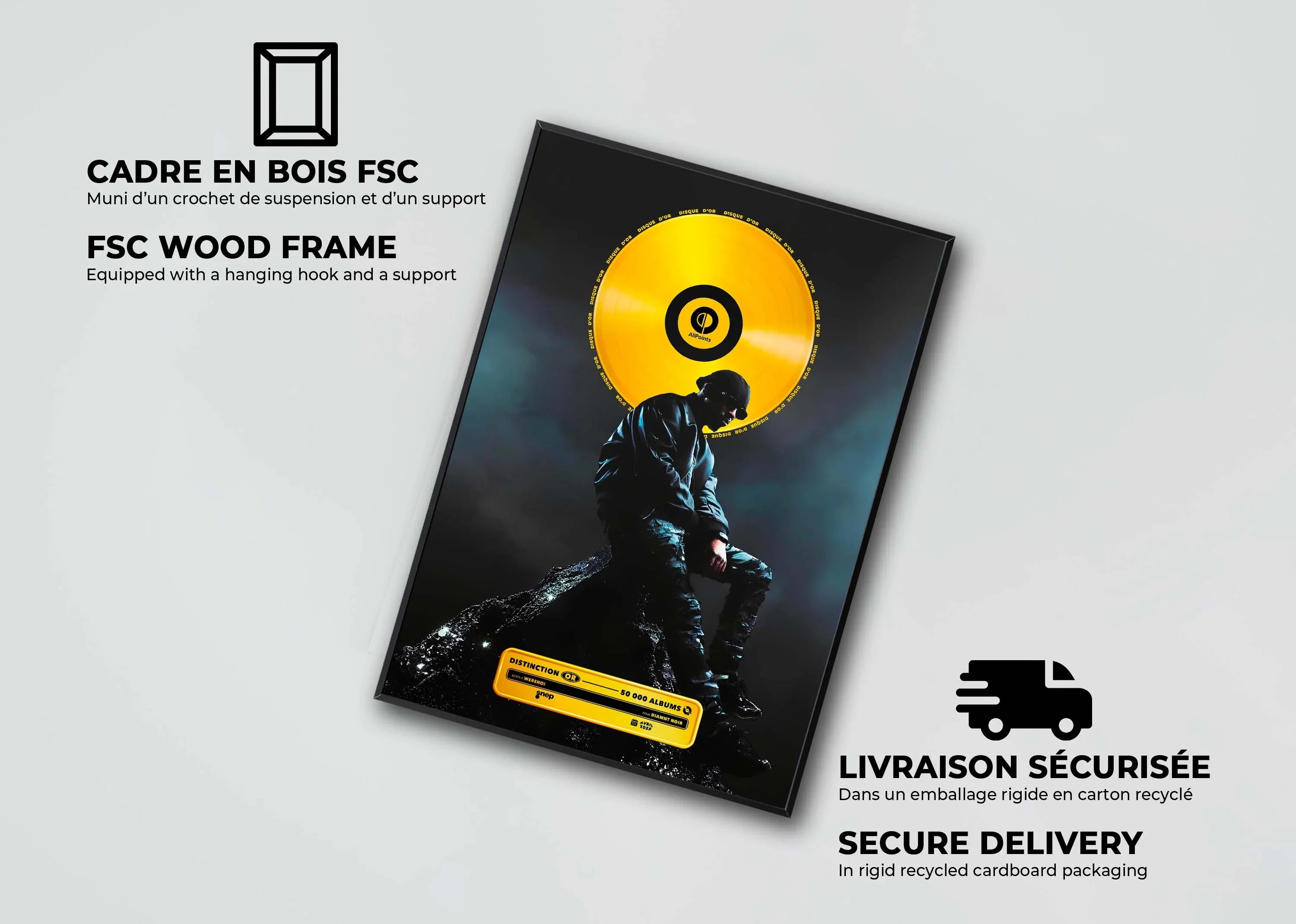 Disque D'or Diamant Noir Werenoi - Backyard