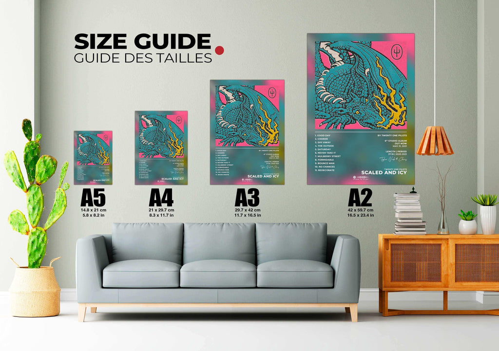 Scaled And Icy Twenty One Pilots Poster - Backyard