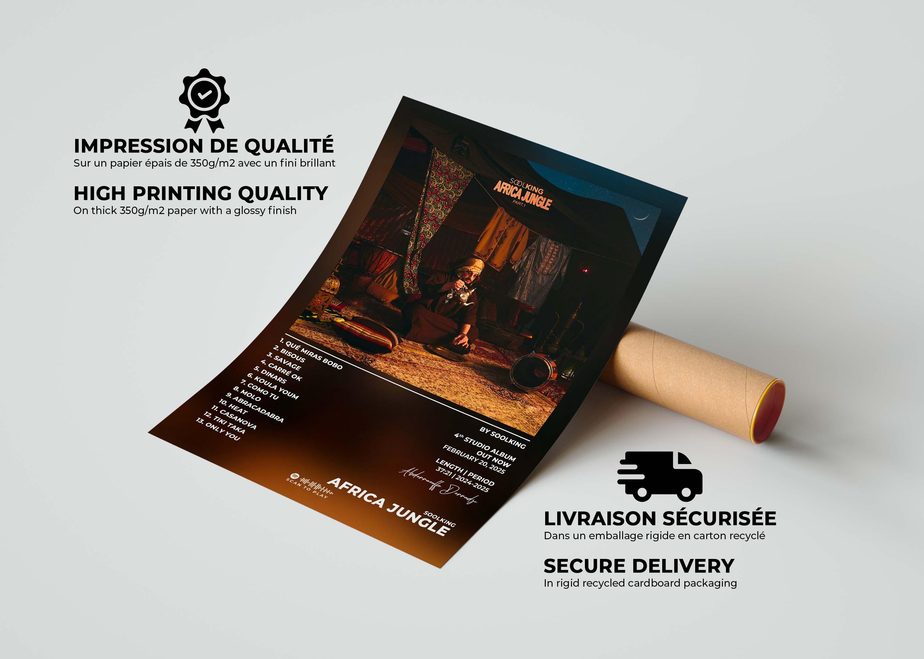 Africa Jungle Soolking Poster - Backyard