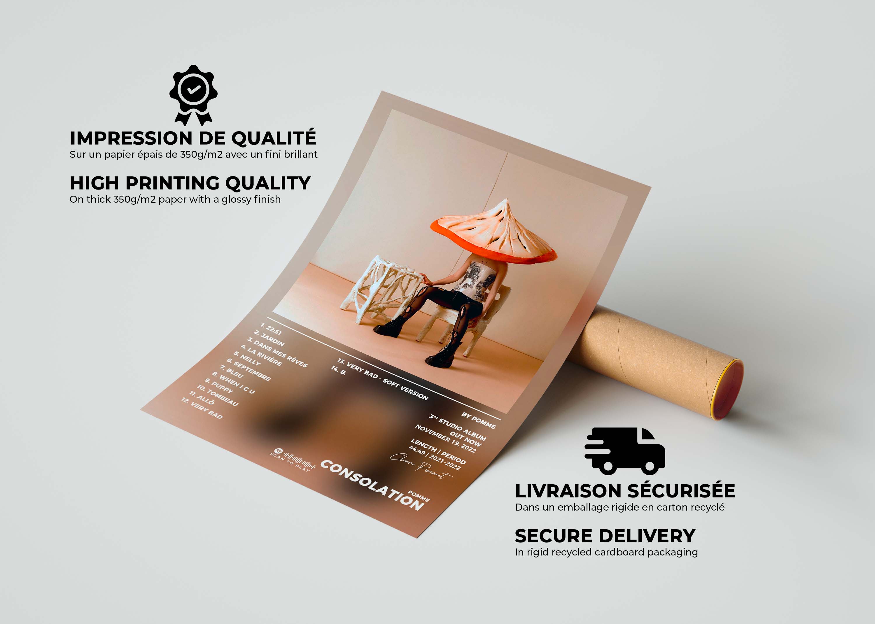 Poster Consolation Pomme