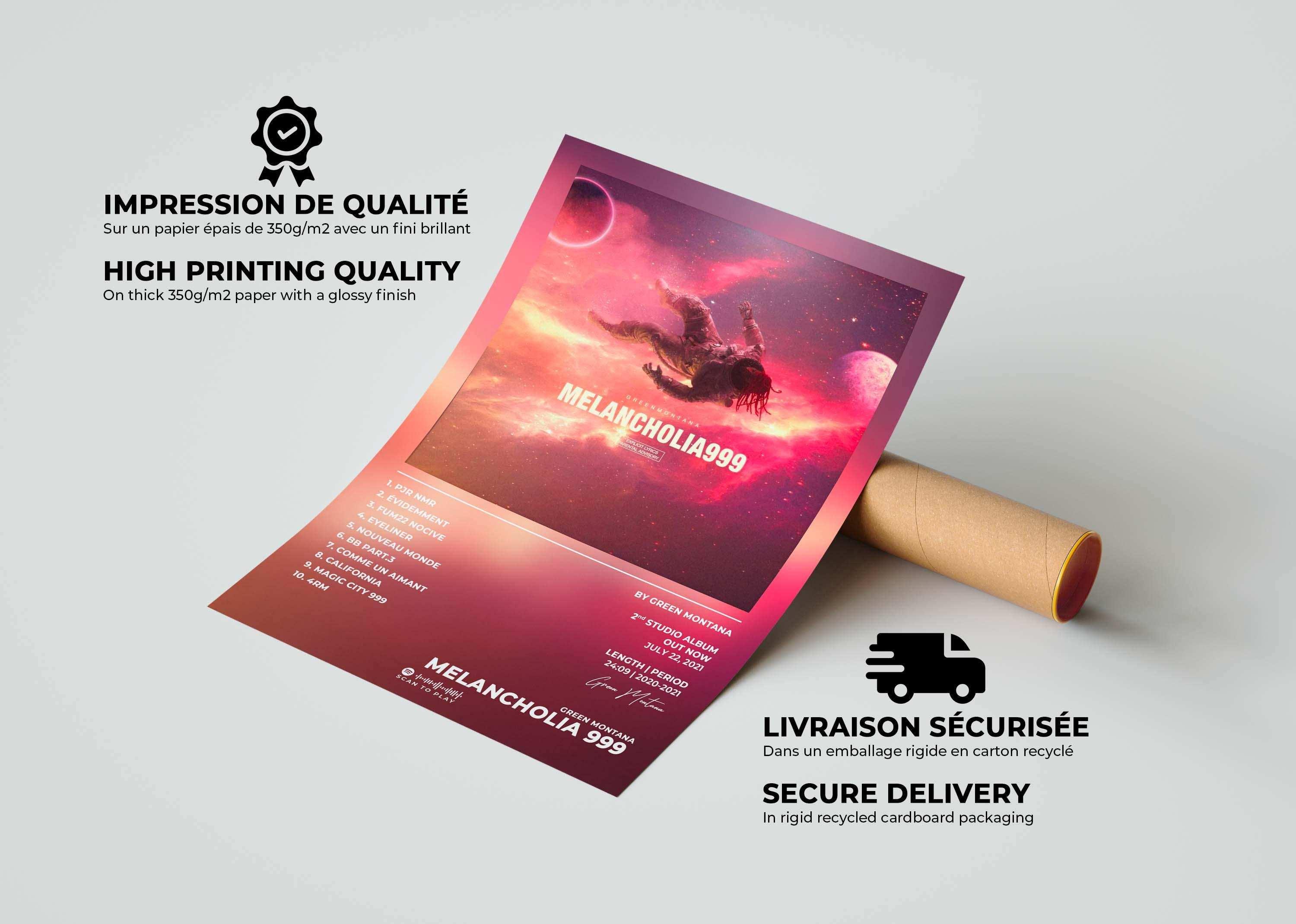 Melancholia Green Montana Poster - Backyard