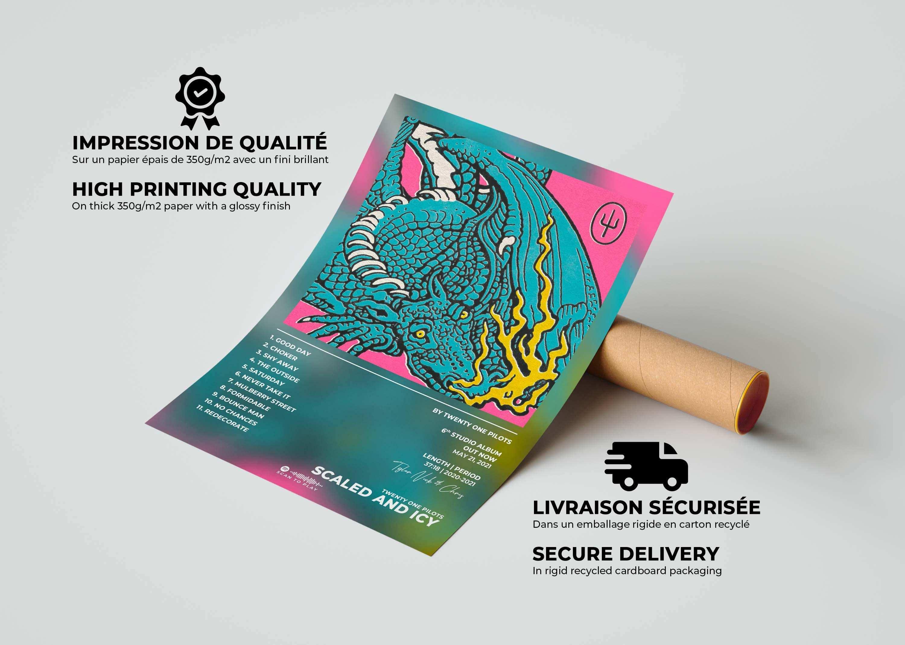 Scaled And Icy Twenty One Pilots Poster - Backyard