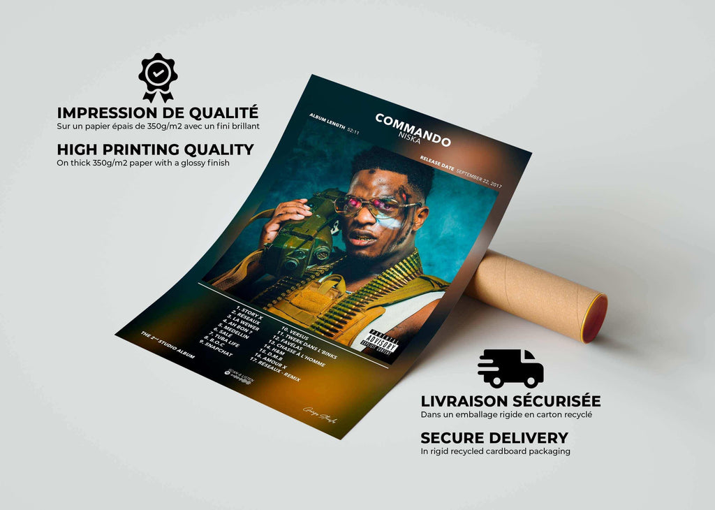 Poster Commando Niska - Backyard