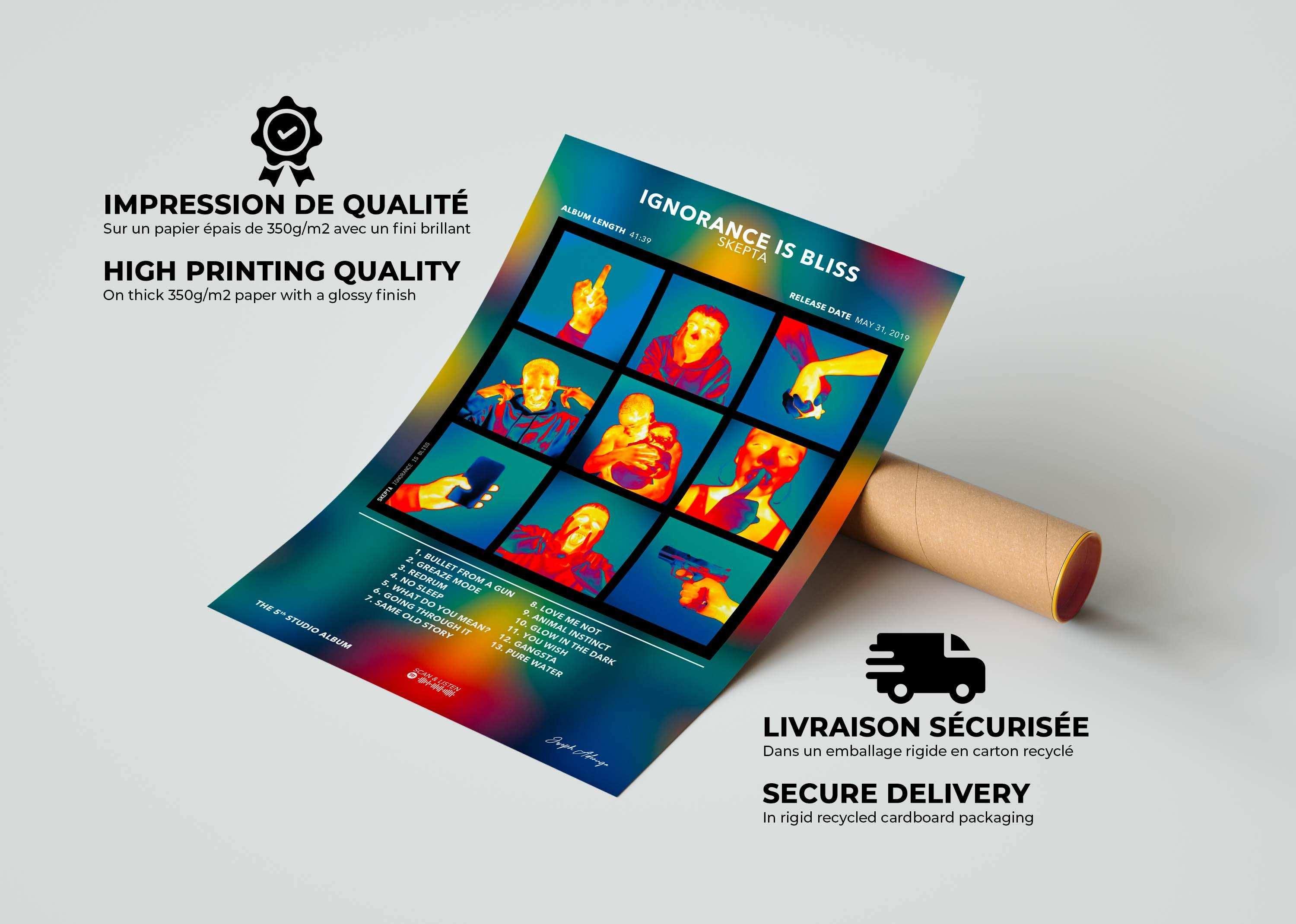 Poster Ignorance Is Bliss Skepta - Backyard